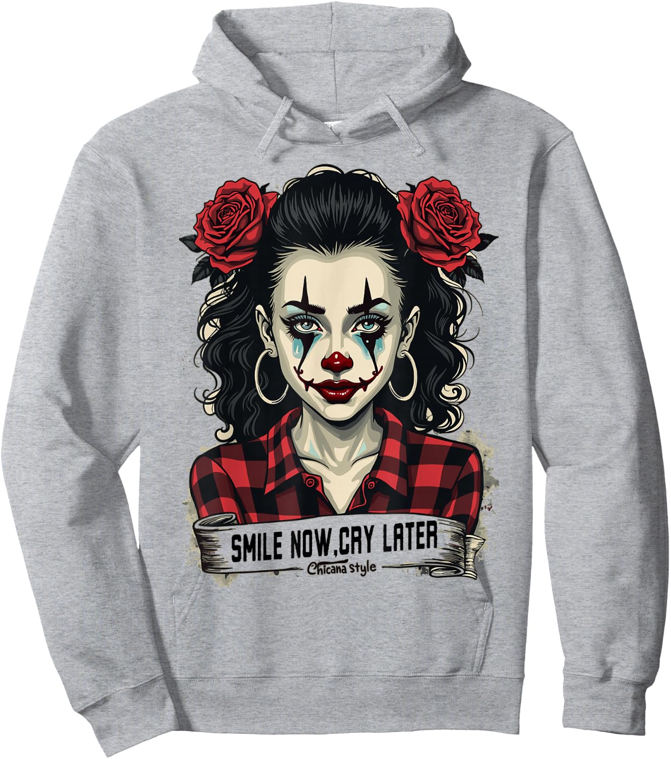 Chicana Style Hoodie - Hoodie | Ash