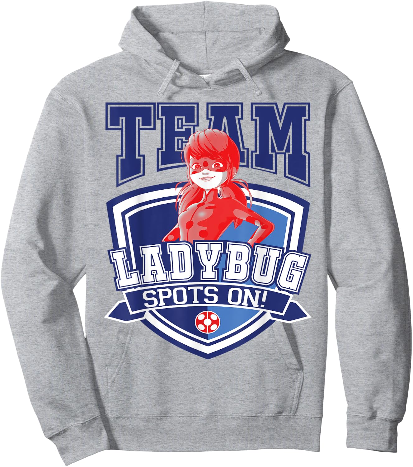 Miraculous Ladybug - Team Ladybug Hoodie - Hoodie | Ash