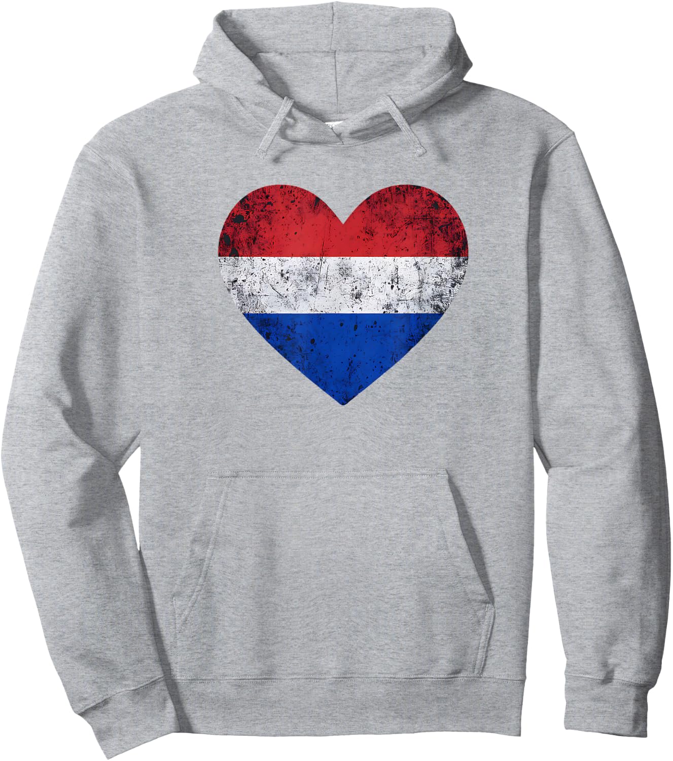 Pays-Bas Patriotiques Drapeau Néerlandais Cœur d'Amour Hoodie - Hoodie | Ash