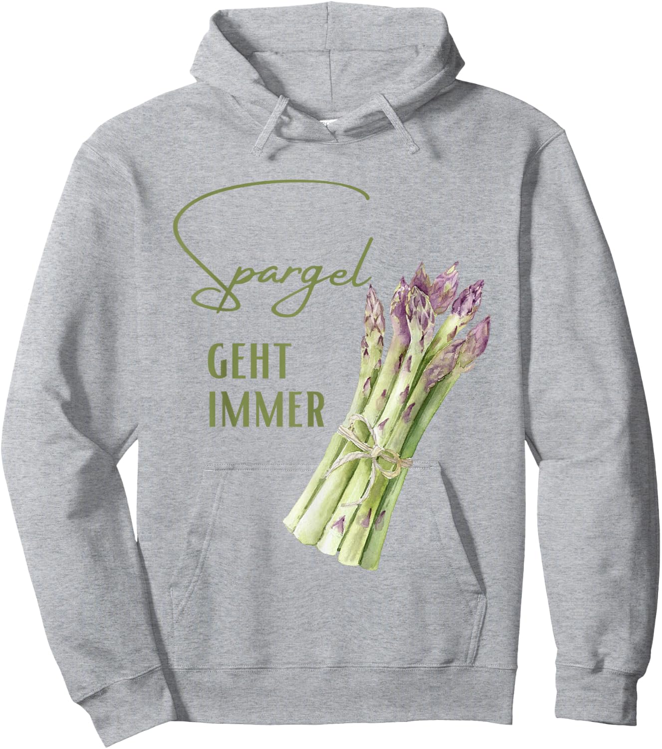 Spargel geht immer Spargeln Spargelbauer Spargel essen Hoodie - Hoodie | Ash