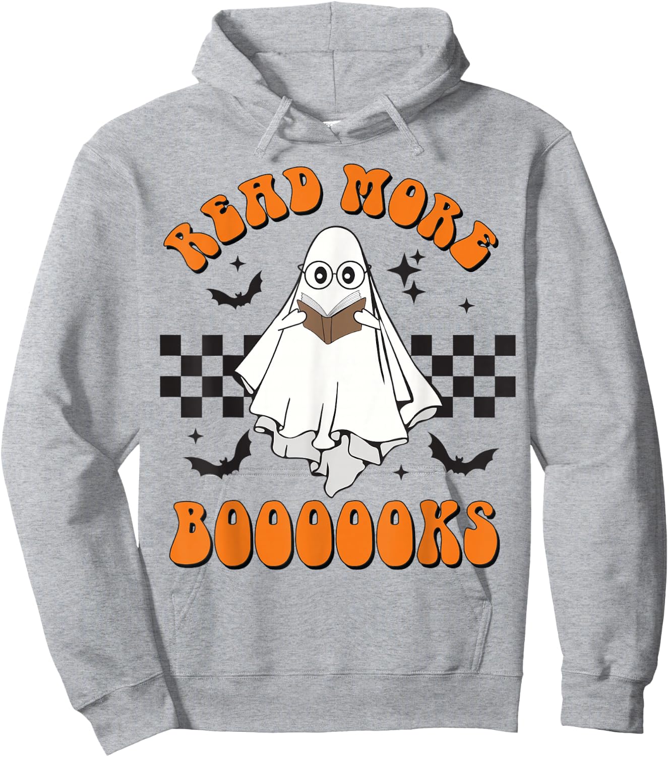 Halloween Read More Books Cute Boo Read more boooooks Hoodie - Hoodie | Ash