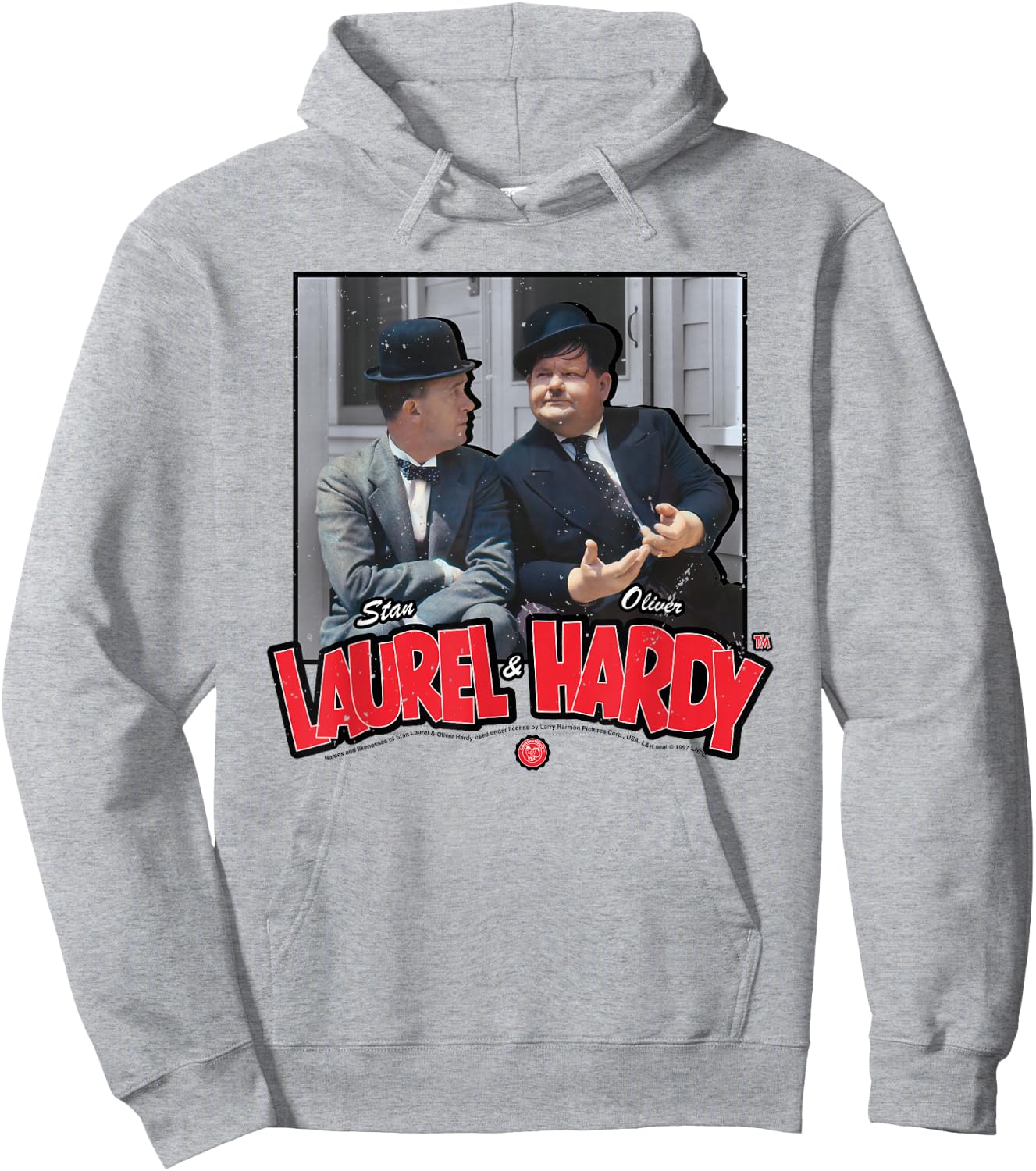 Comic Duo Stan Laurel and Oliver Hardy Hoodie - Hoodie | Ash