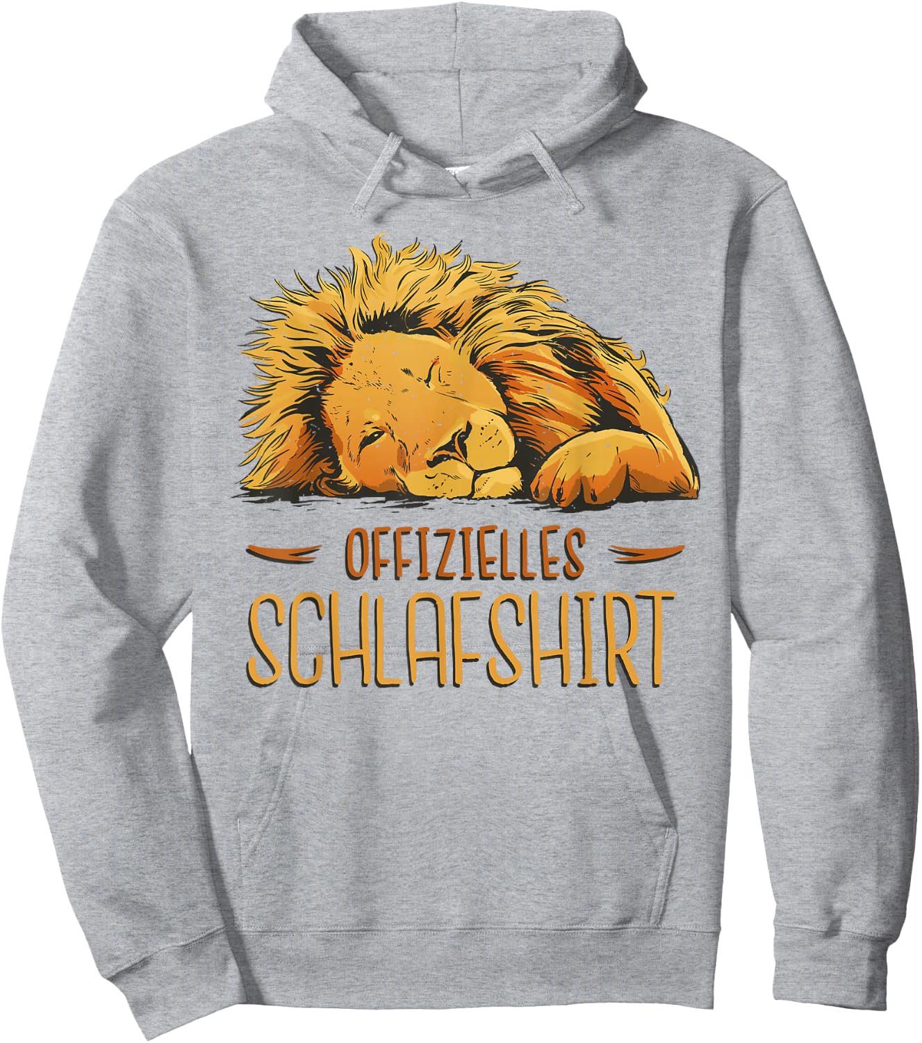 Schlafshirt Schlafanzug Tier Pyjama Nachthemd Offizielles Löwe Schlafshirt Damen Kurzarm -Kinder, Herren, Damen Weiß S Hoodie - Hoodie | Ash