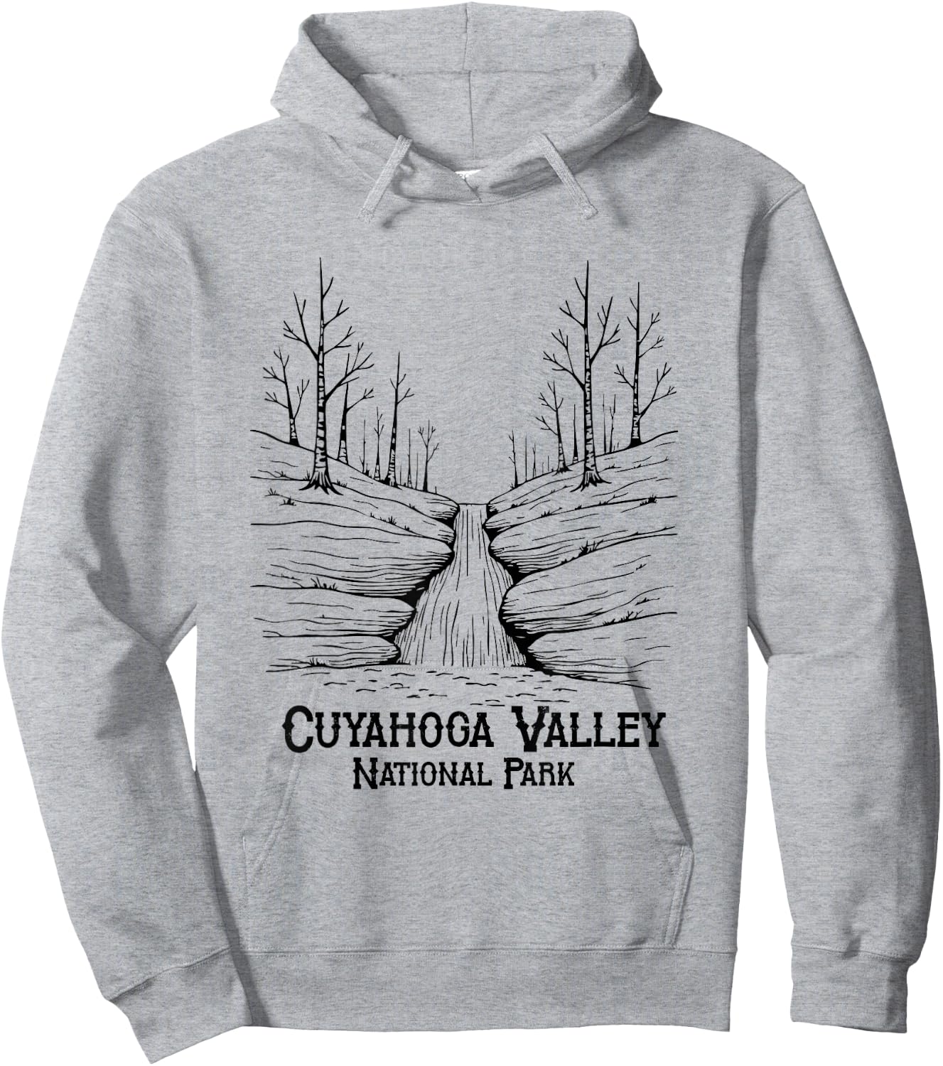 Cuyahoga Valley National Park Souvenir Ohio Cleveland Akron Hoodie - Hoodie | Ash