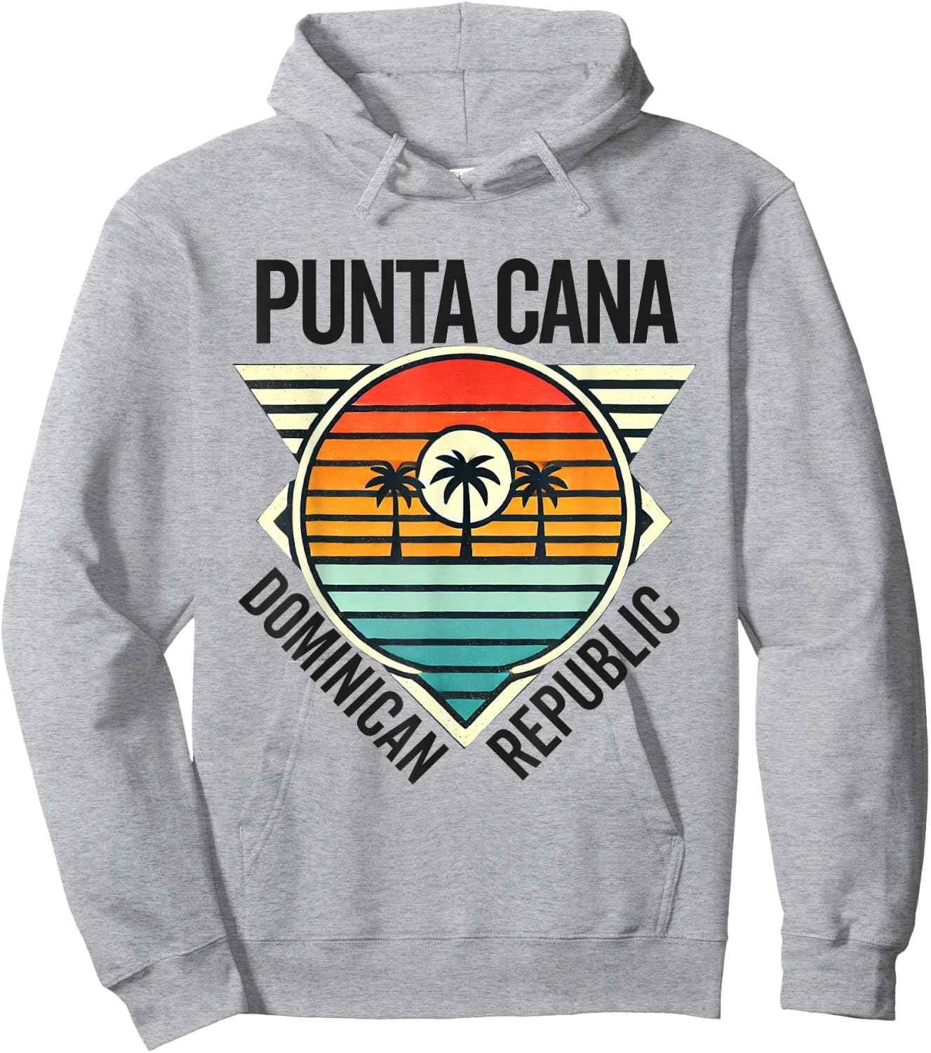 Punta Cana Dominican Republic RD Souvenir Vacation Travel Hoodie - Hoodie | Ash
