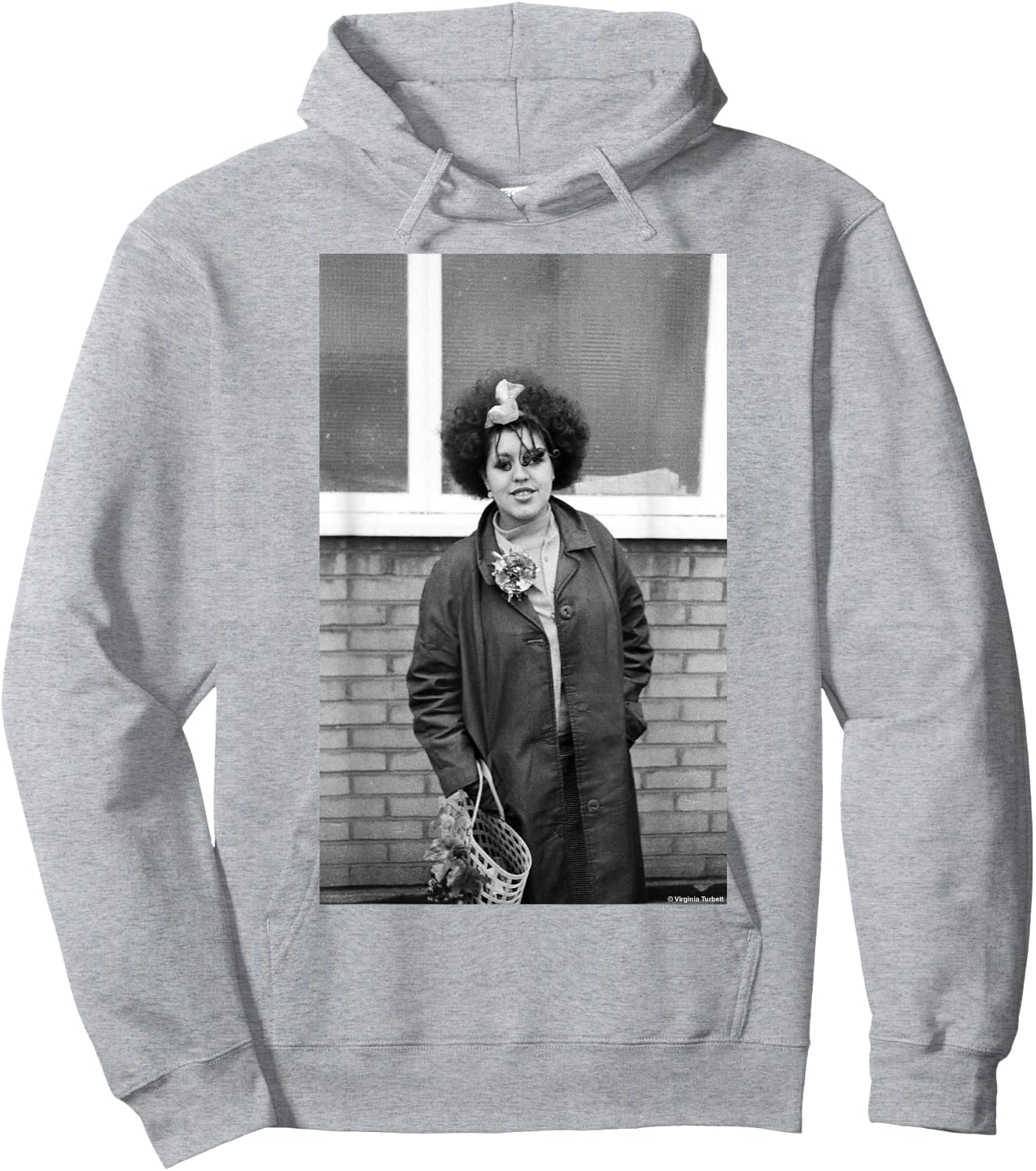 Poly Styrene Of Punk Band X-Ray Specs By Virginia Turbett Hoodie - Hoodie | Ash