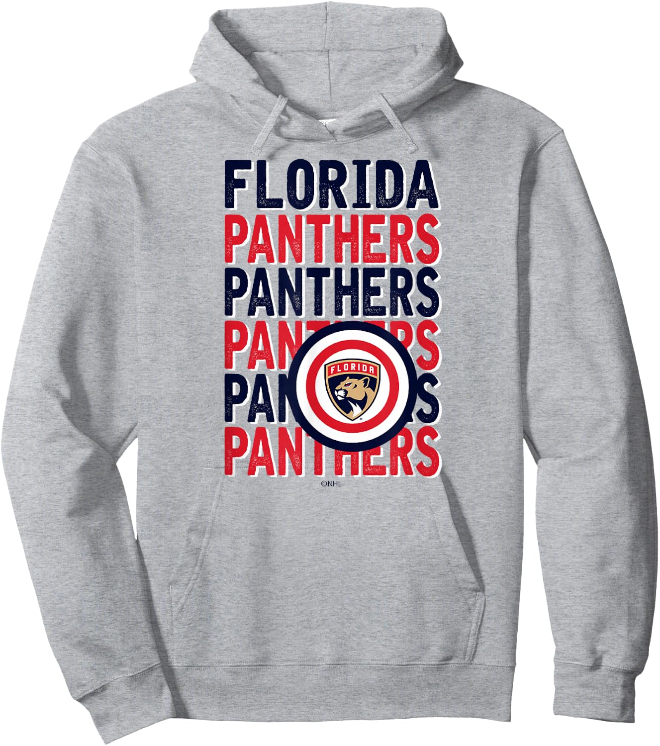 Florida Panthers Repeat Heather Gray Officially Licensed Hoodie - Hoodie | Ash