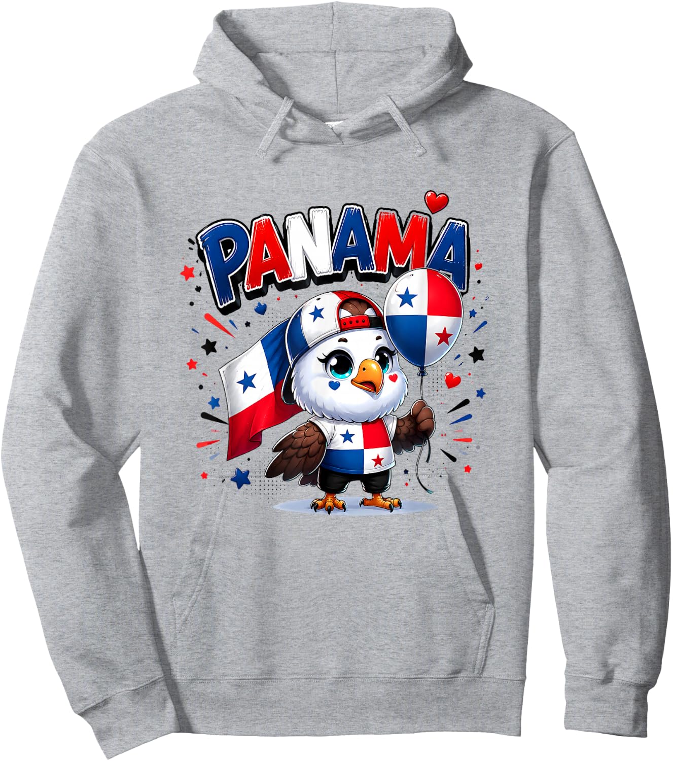 Panama Flag , Panamanian , Panama Flag for Kids Hoodie - Hoodie | Ash