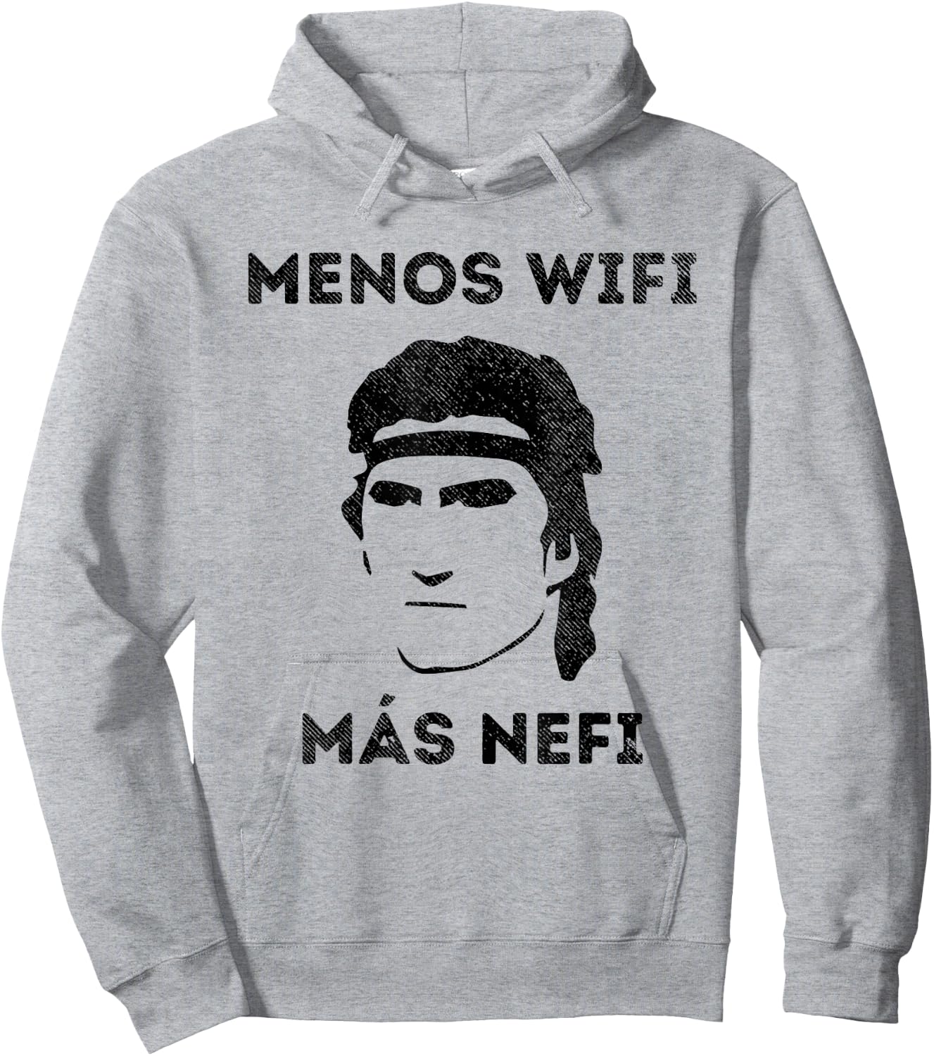 "Less Wifi More Nephi" LDS Funny Spanish Missionary Gift Hoodie - Hoodie | Ash