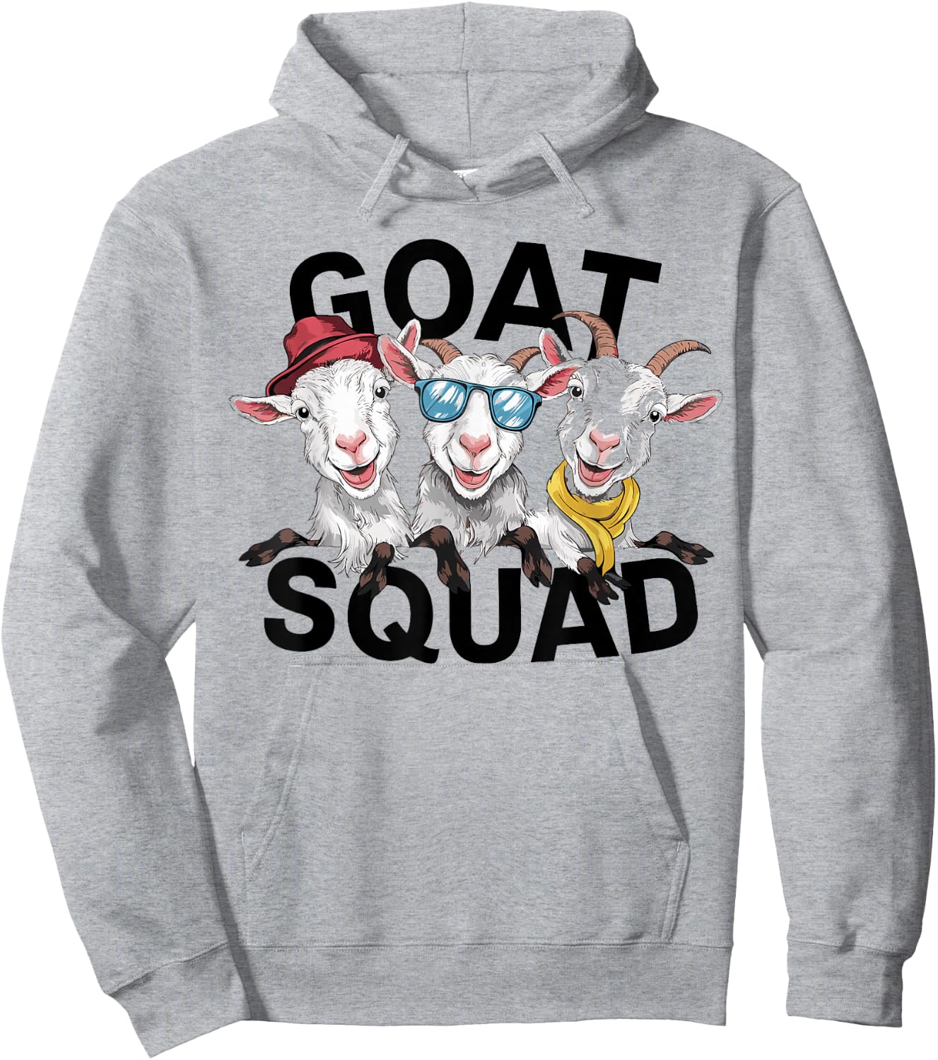 Goat Squad for Goat Lover Shirt | Kids Goat Hoodie - Hoodie | Ash