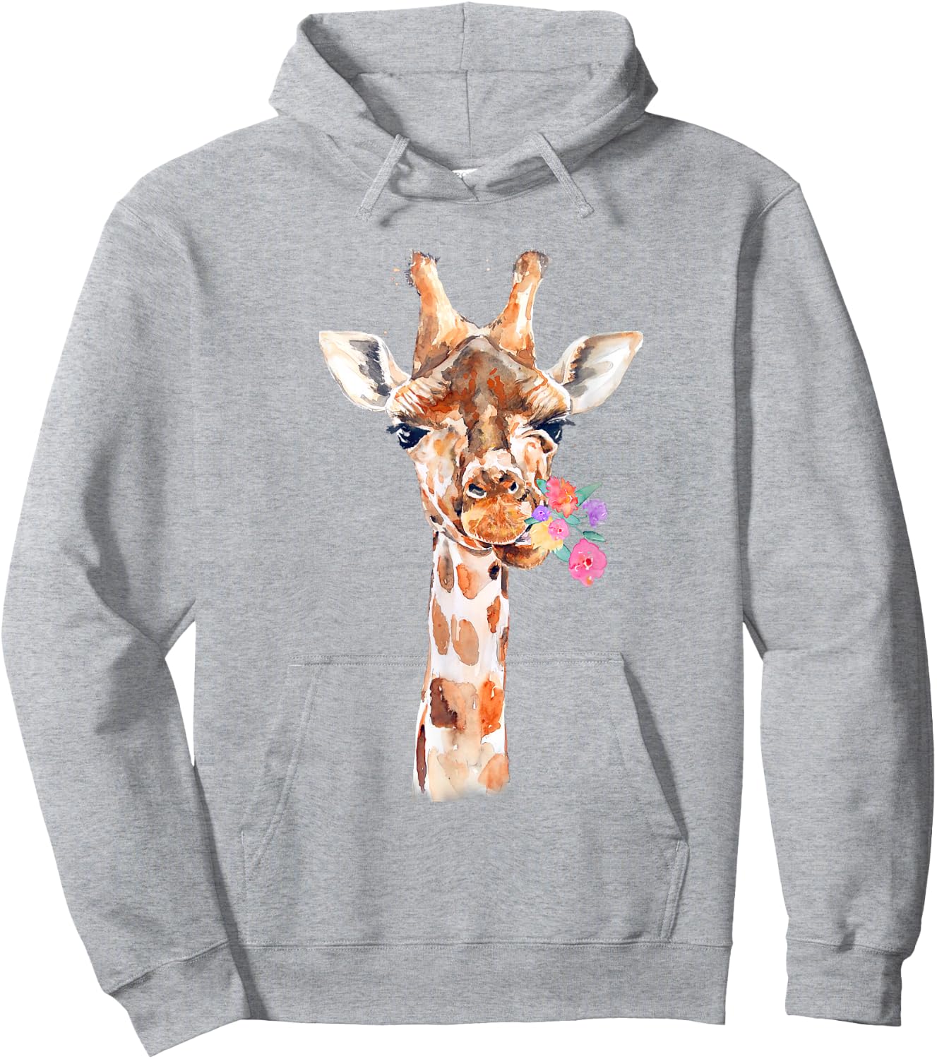 Giraffe , Giraffe Kids, Giraffe Girls, Giraffe Lover , White Hoodie - Hoodie | Ash