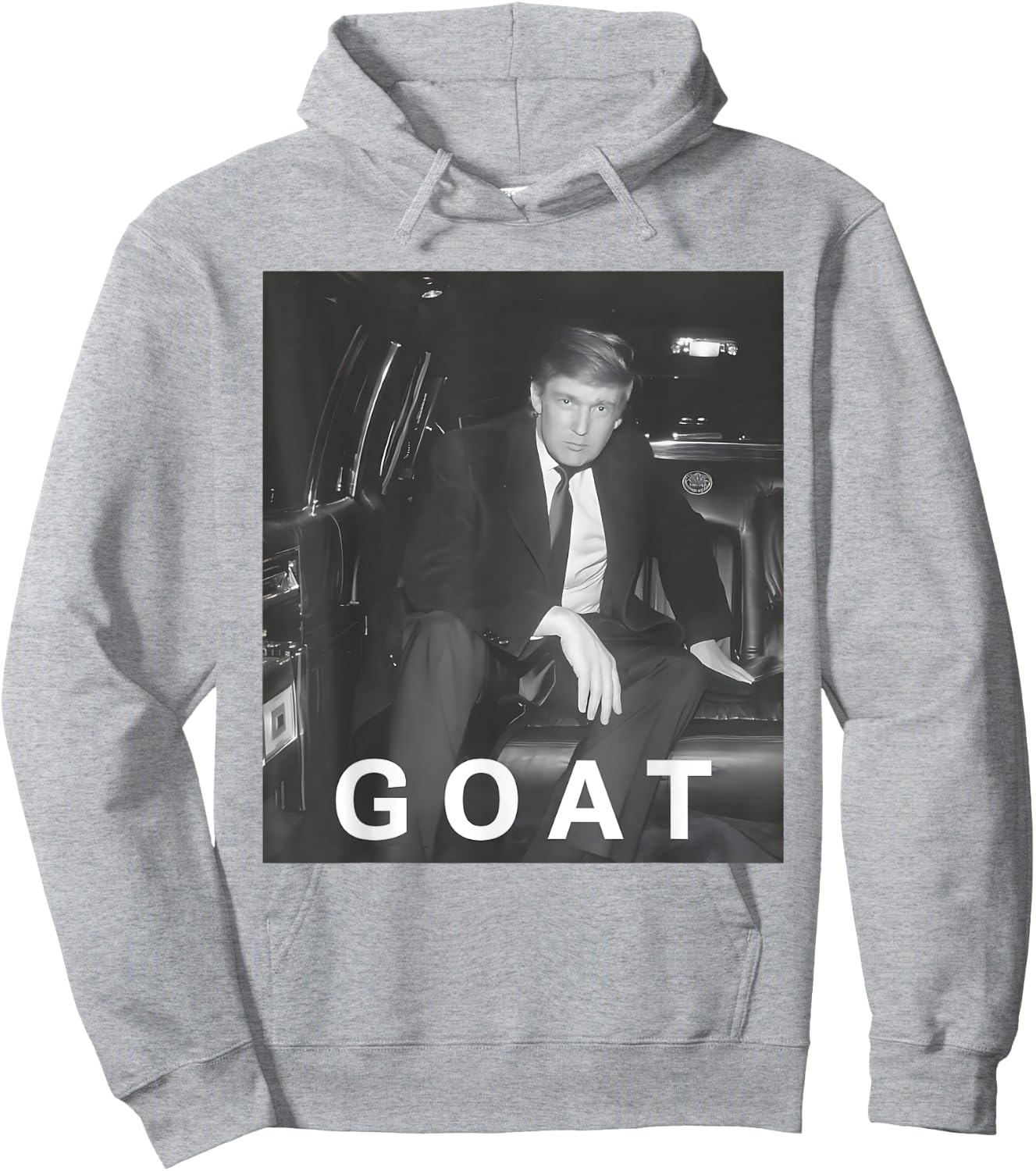 Trump GOAT Donald Trump 2024 Funny Take America Back Hoodie - Hoodie | Ash