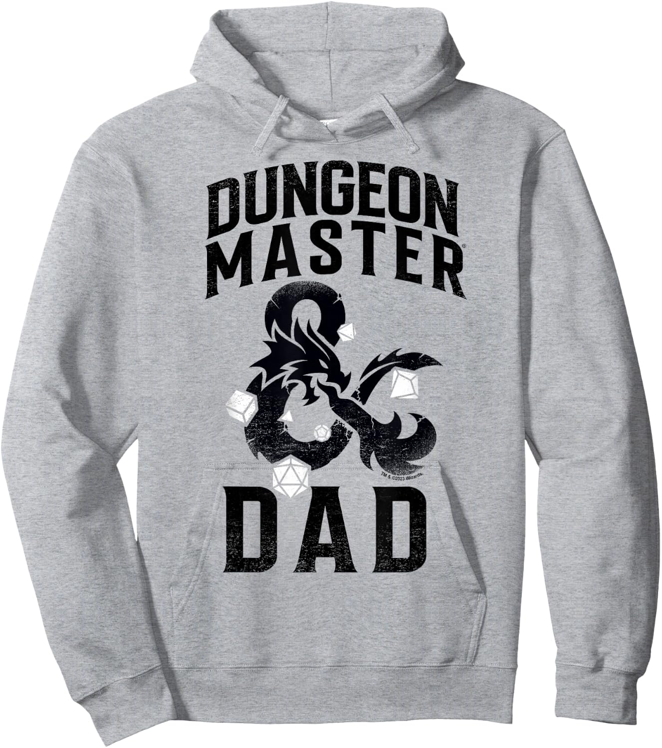 Dungeons & Dragons Father's Day Daddy Dungeon Master Hoodie - Hoodie | Ash