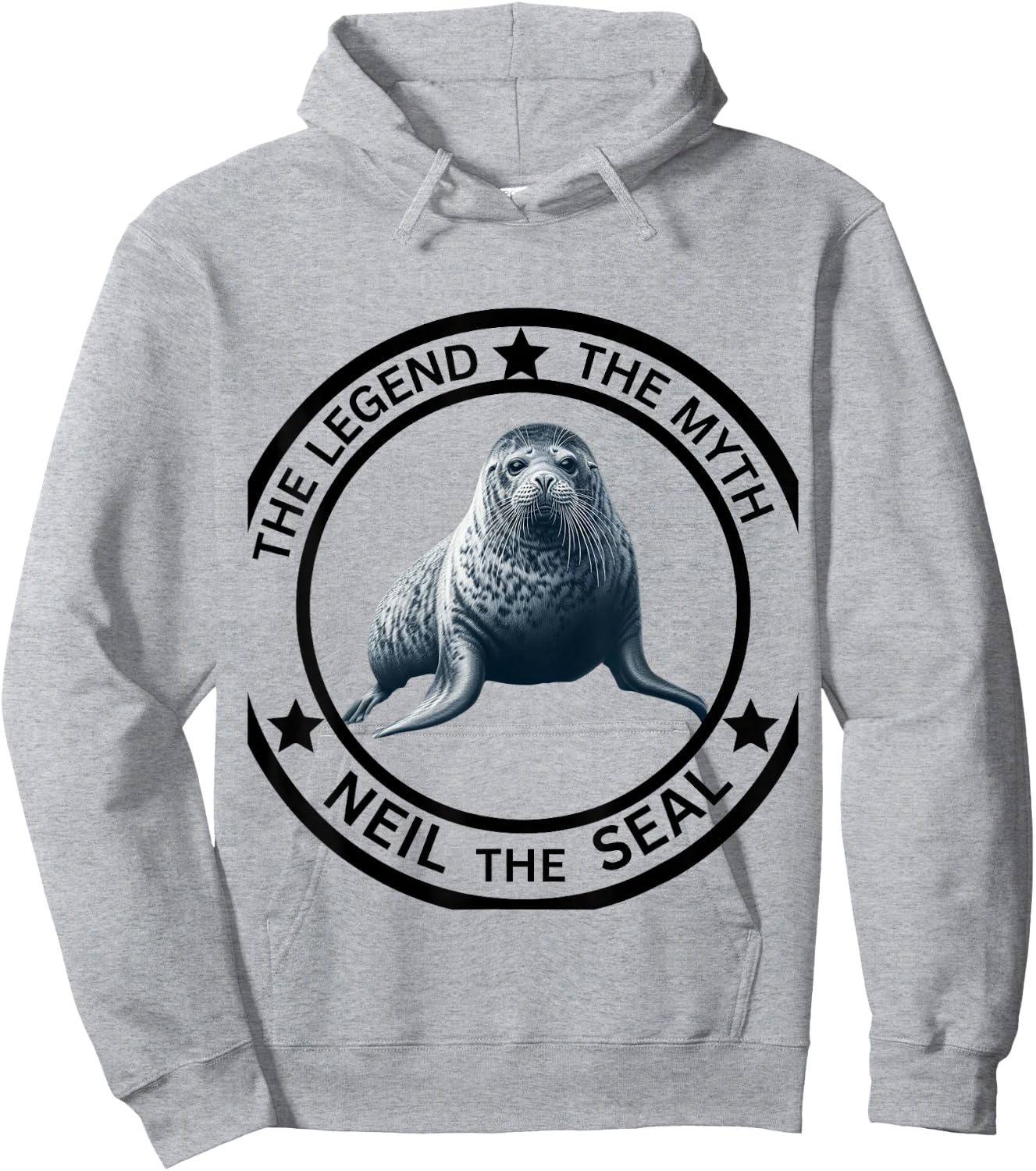 Neil The Seal The Legend The Myth Neil The Aussie Seal Hoodie - Hoodie | Ash