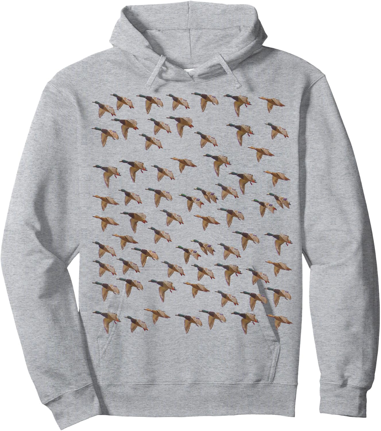 Big Group - Duck Hunting Shirt by Committed Waterfowl Hoodie - Hoodie | Ash