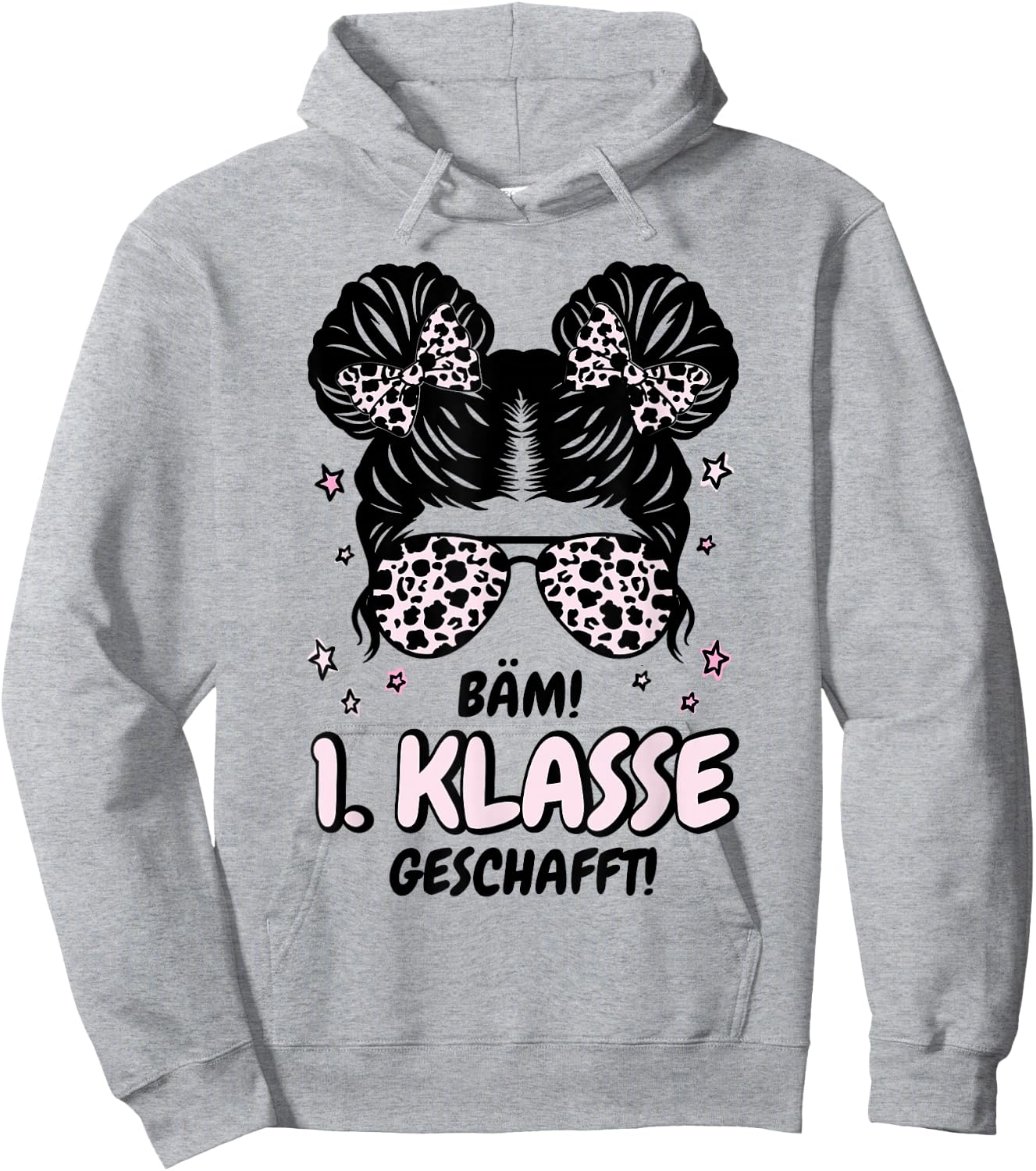 Bäm 1. Klasse Geschafft 2026 Abschluss 1. Klasse Hoodie - Hoodie | Ash
