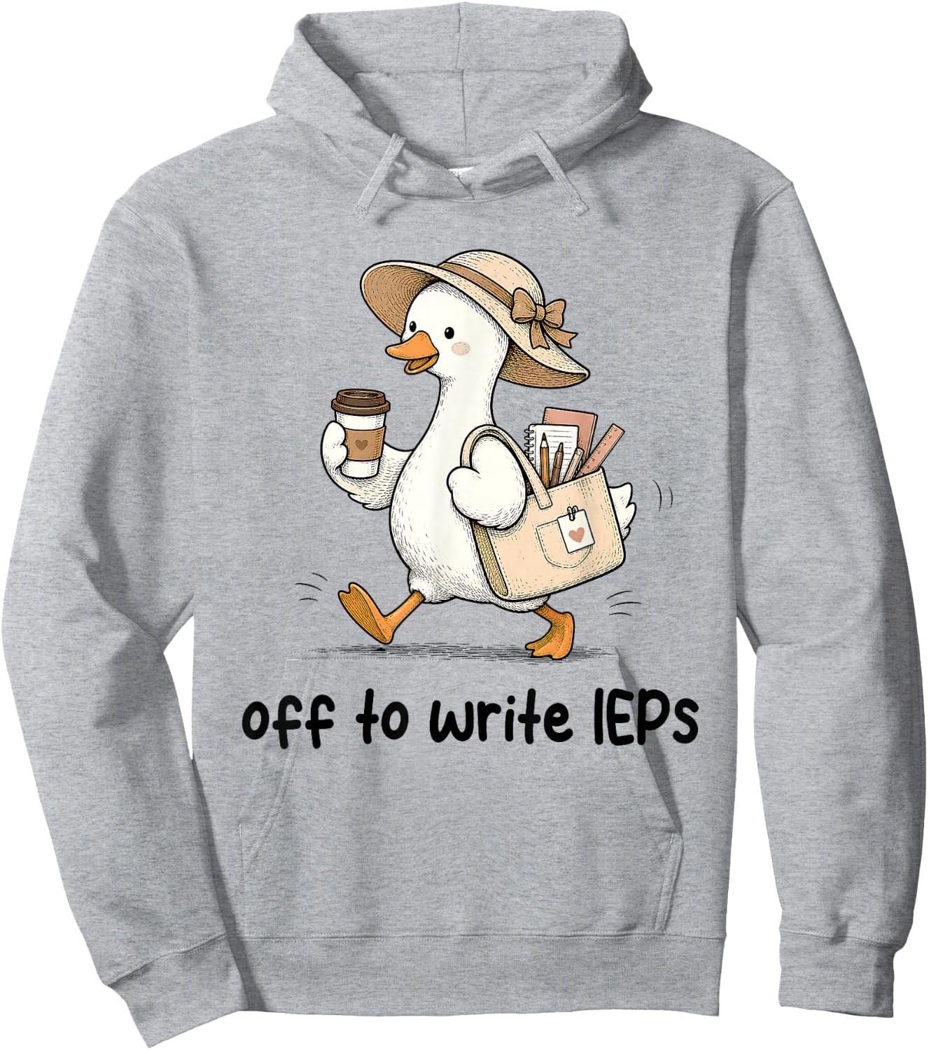 Funny Goose Special Education SPED Teacher Back to School Hoodie - Hoodie | Ash