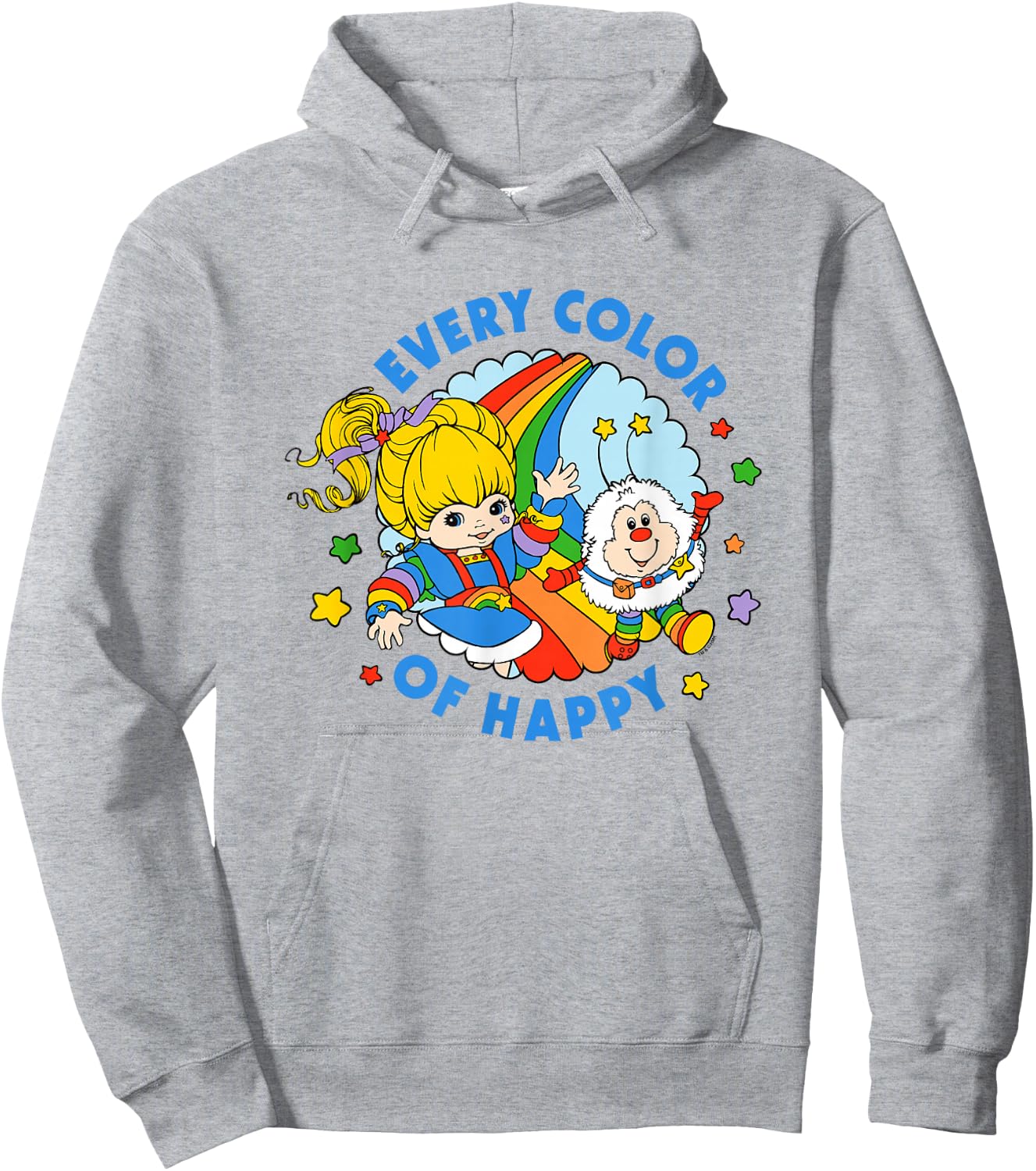 Rainbow Brite Pride Every Color of Happy Hoodie - Hoodie | Ash