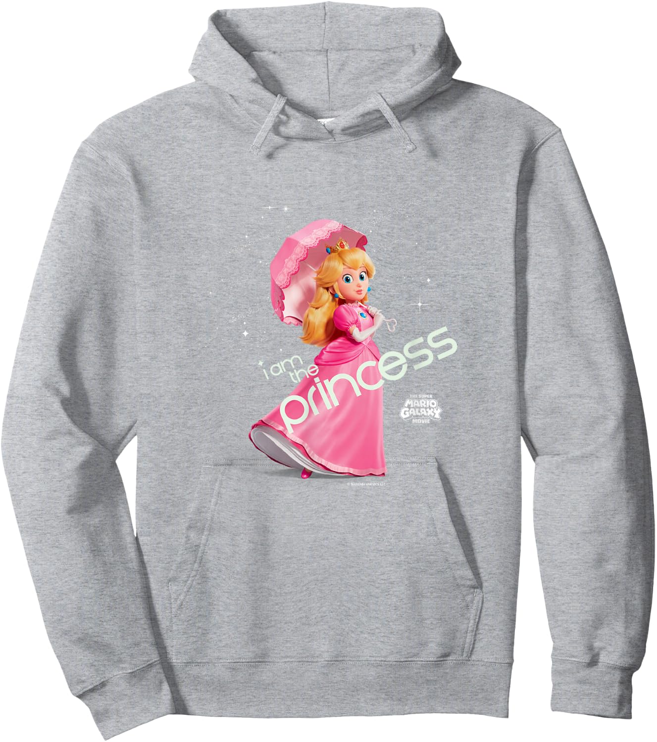 The Super Mario Galaxy Movie Princess Peach Elegance Hoodie - Hoodie | Ash