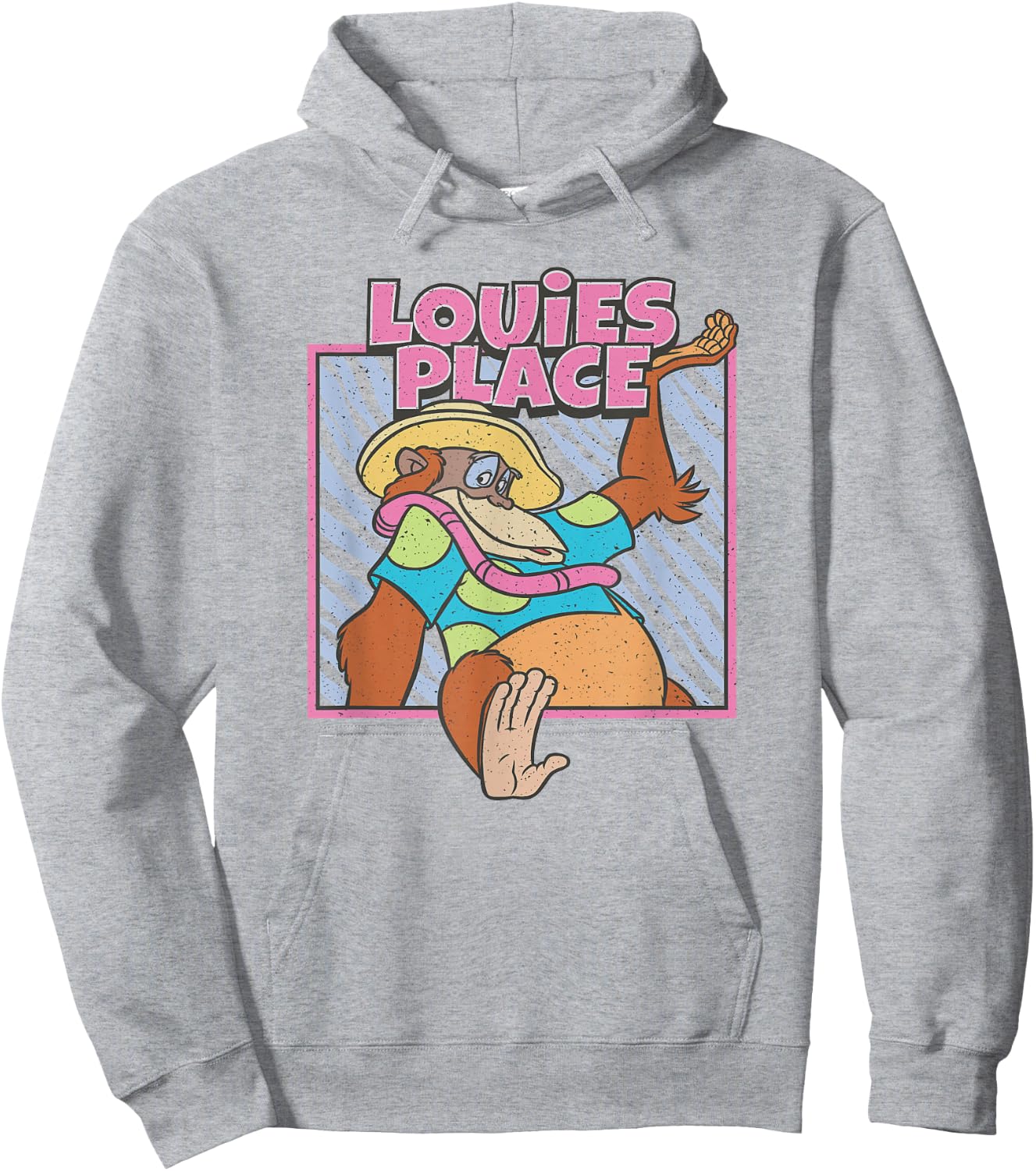 Disney The Jungle Book King Louie's Place Poster Hoodie - Hoodie | Ash