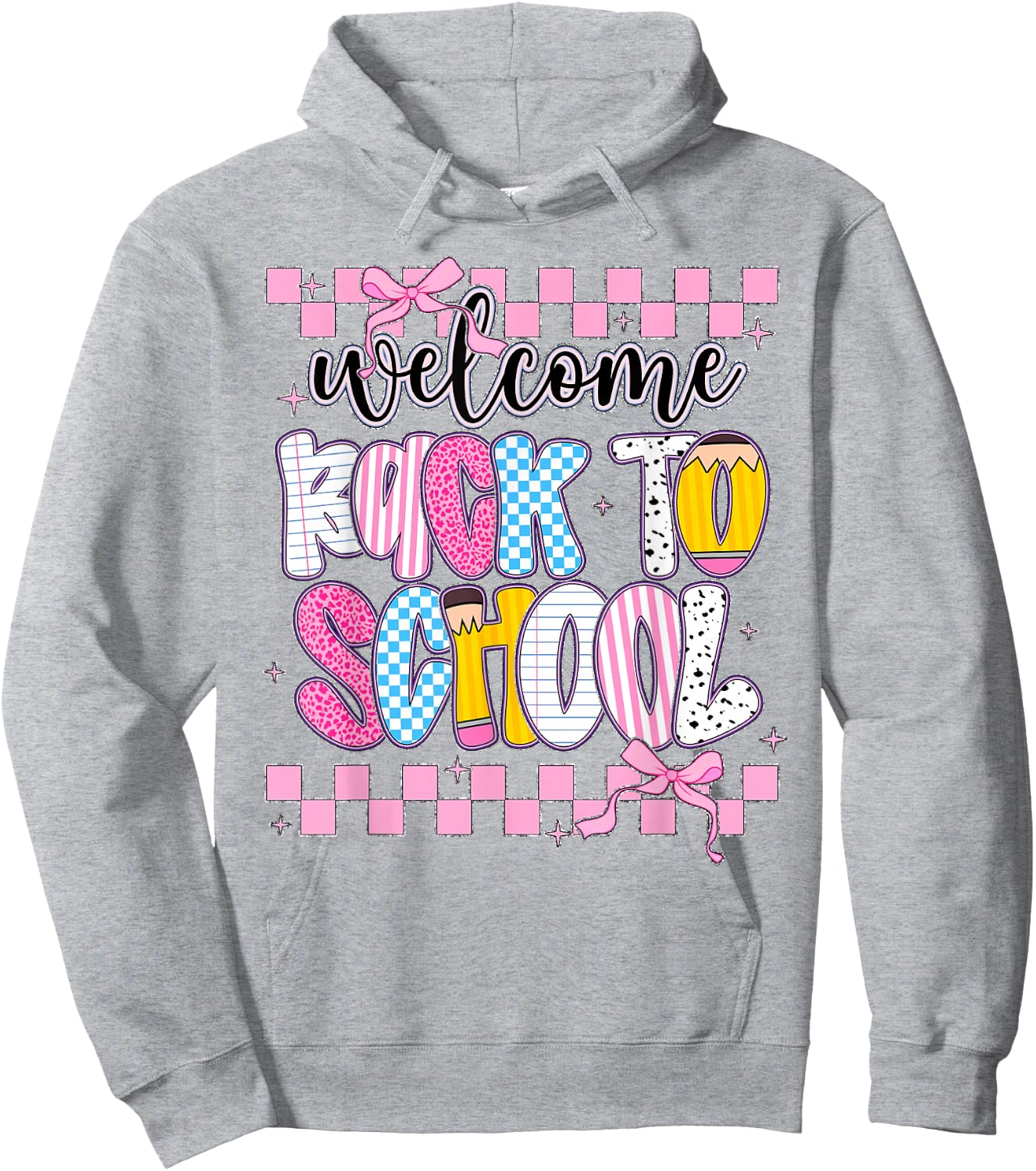 Welcome Back to School 2026 First Day Teachers Students Hoodie - Hoodie | Ash