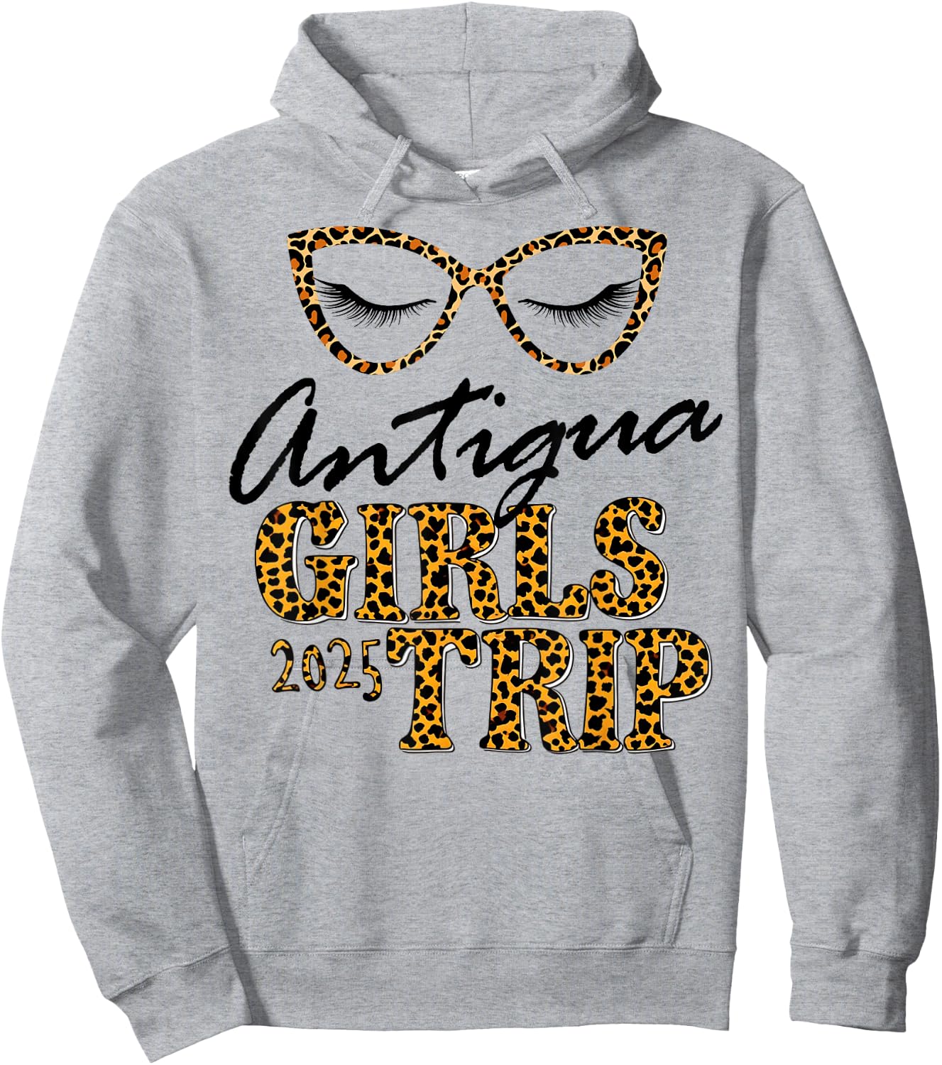 Girls Trip Antigua 2025 Shirt Weekend Birthday Squad Hoodie - Hoodie | Ash