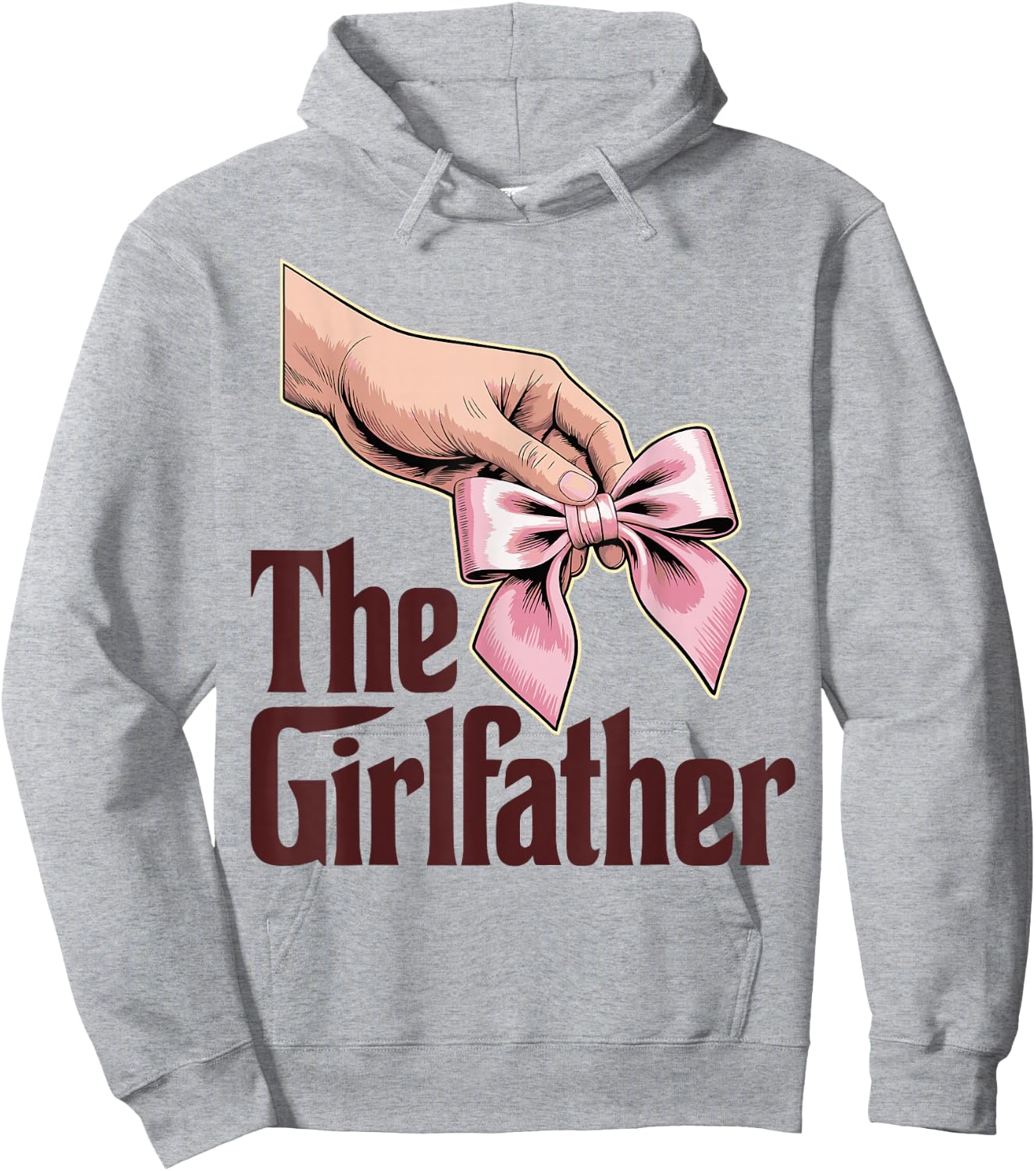 The Girlfather, Girl Dad Daddy's Little Girl, Father's Day Hoodie - Hoodie | Ash