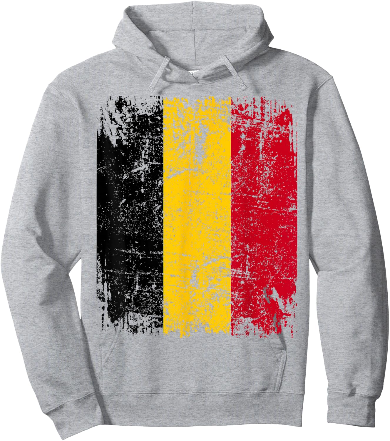 BELGIUM Flag | Men Women Kids BELGIUM , white, S Hoodie - Hoodie | Ash