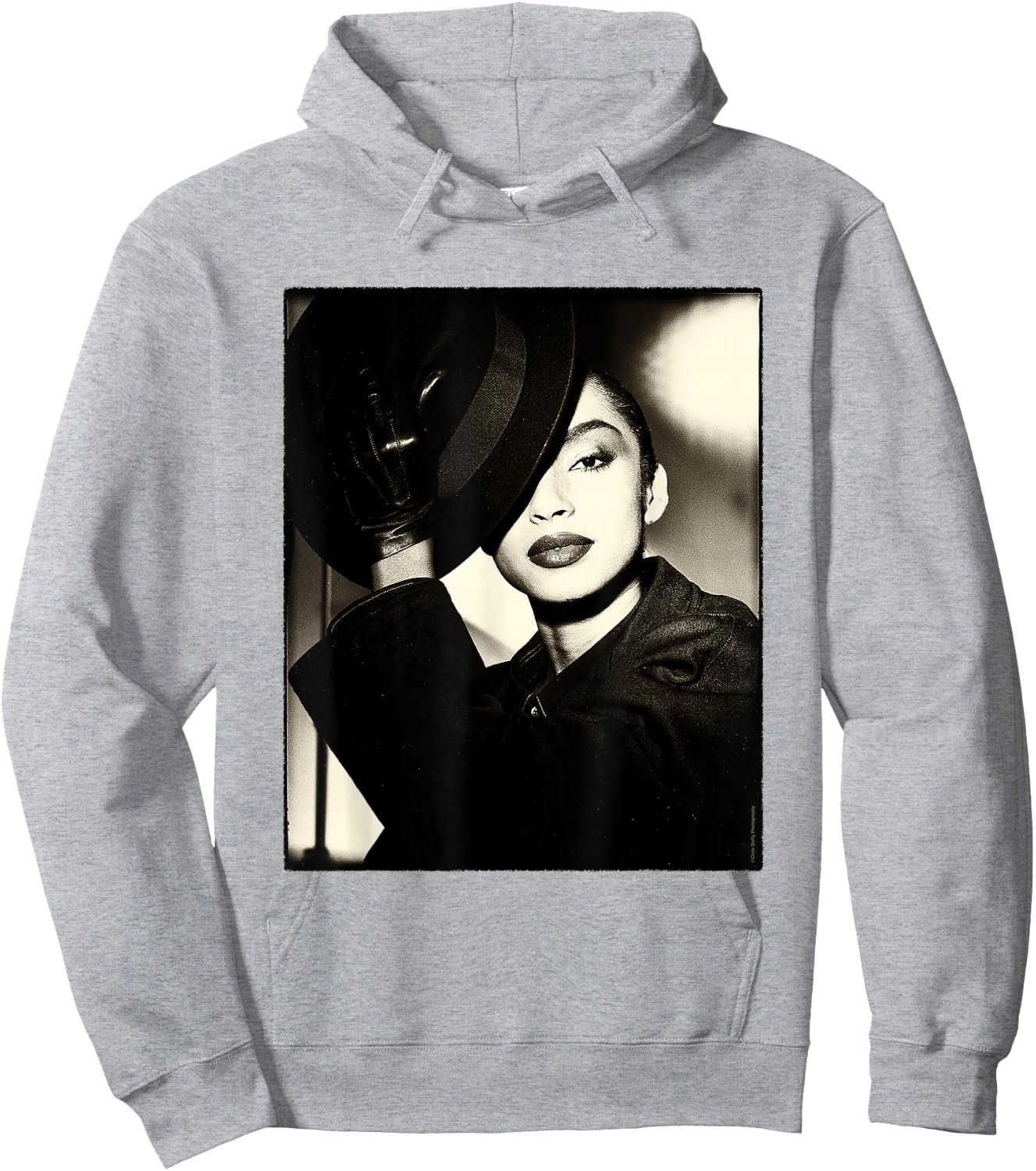 Photograph Chris Duffy Sade 1985 , grey, S Hoodie - Hoodie | Ash