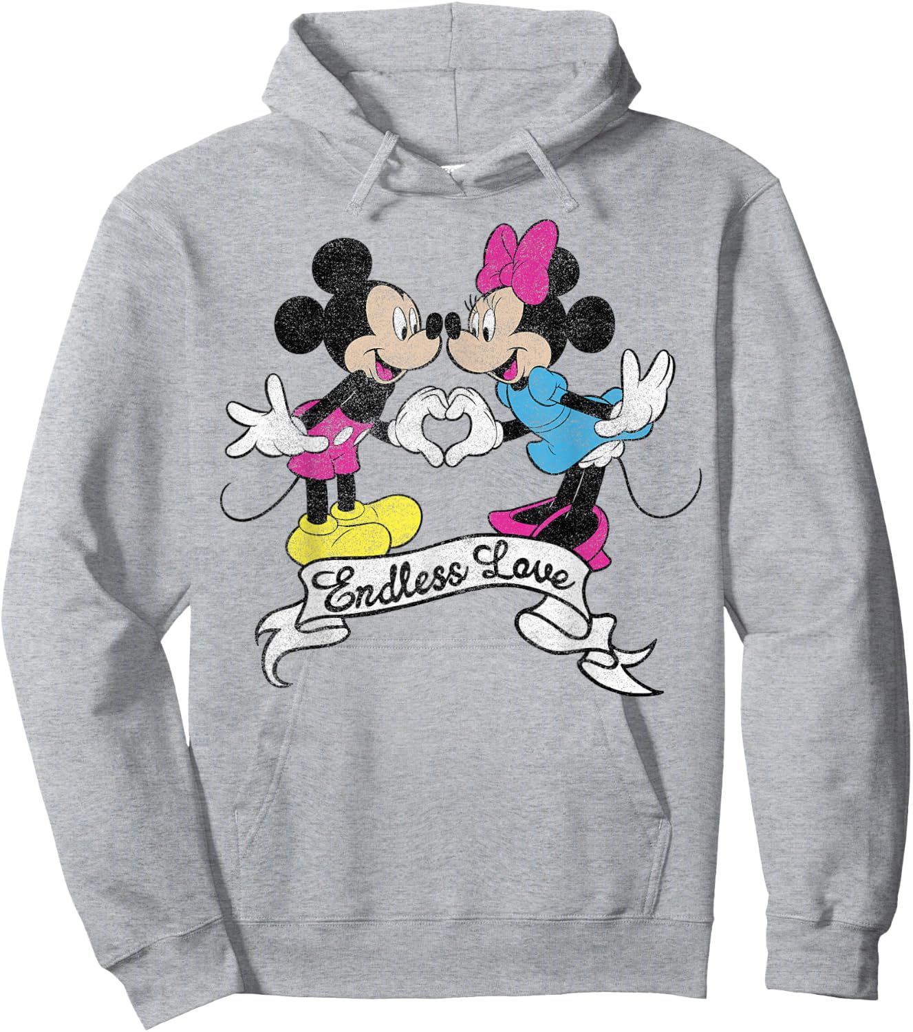 Disney Valentine's Day Mickey & Minnie Endless Love Hoodie - Hoodie | Ash