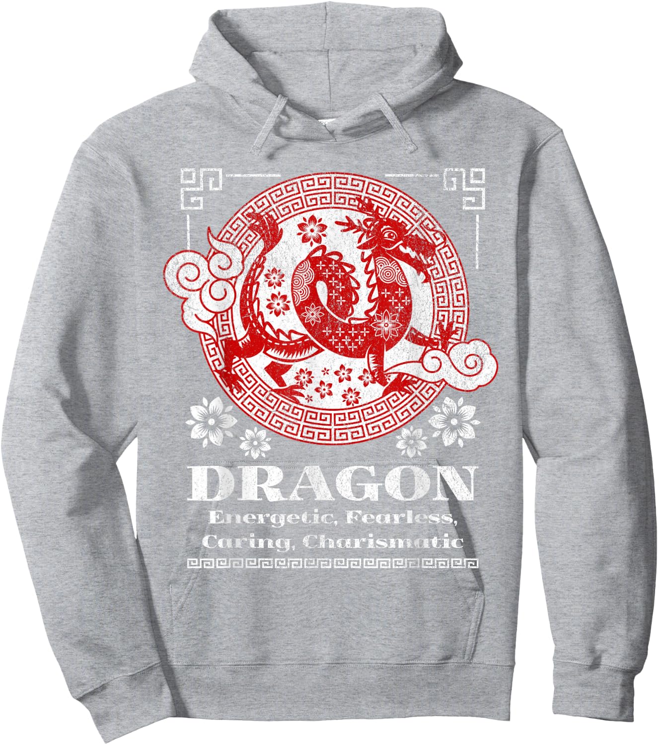 Chinese Zodiac Dragon Personality Hoodie - Hoodie | Ash