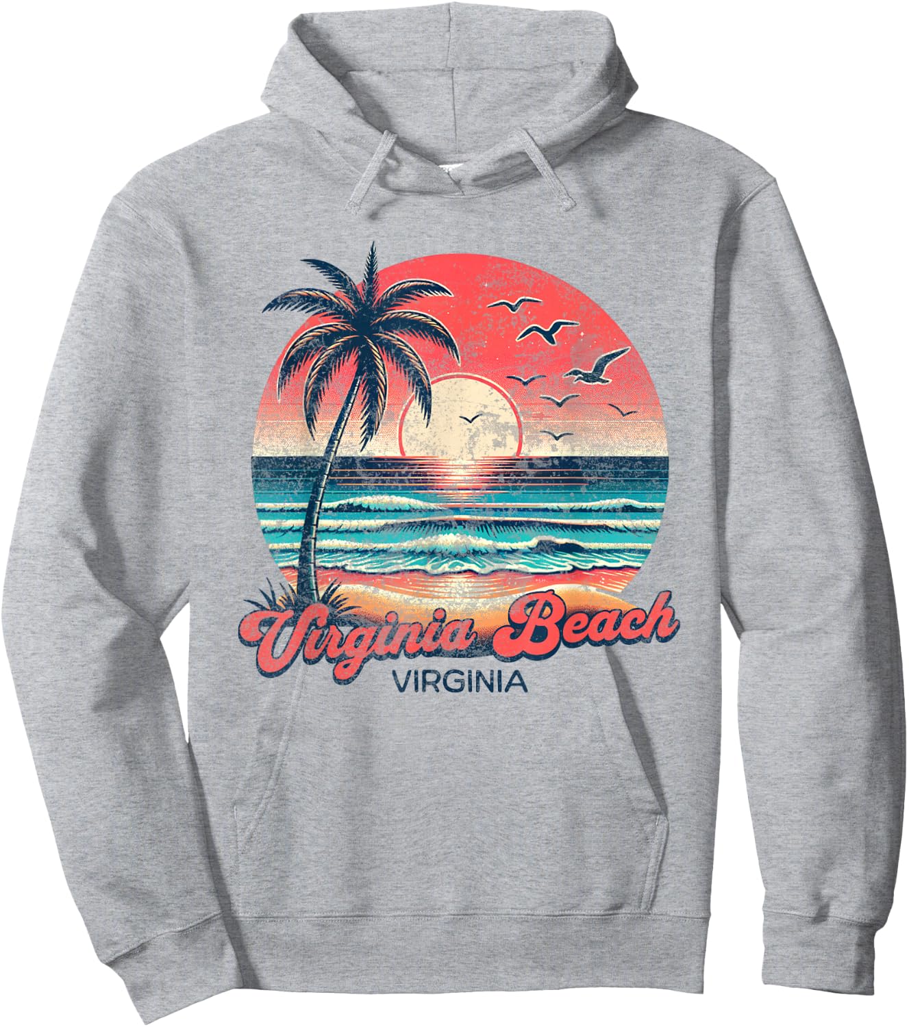 Virginia Beach Hoodie - Hoodie | Ash