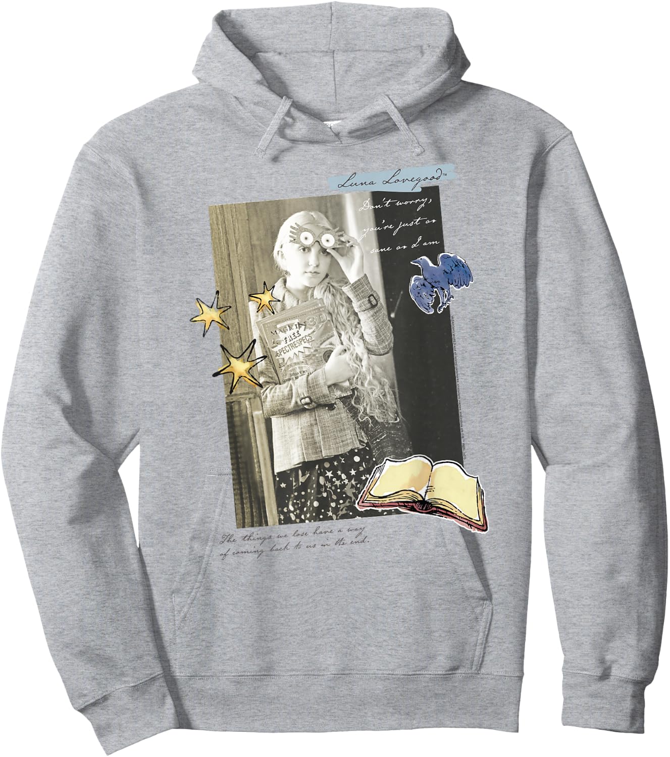 Harry Potter Luna Lovegood Movie Still and Quote Hoodie - Hoodie | Ash