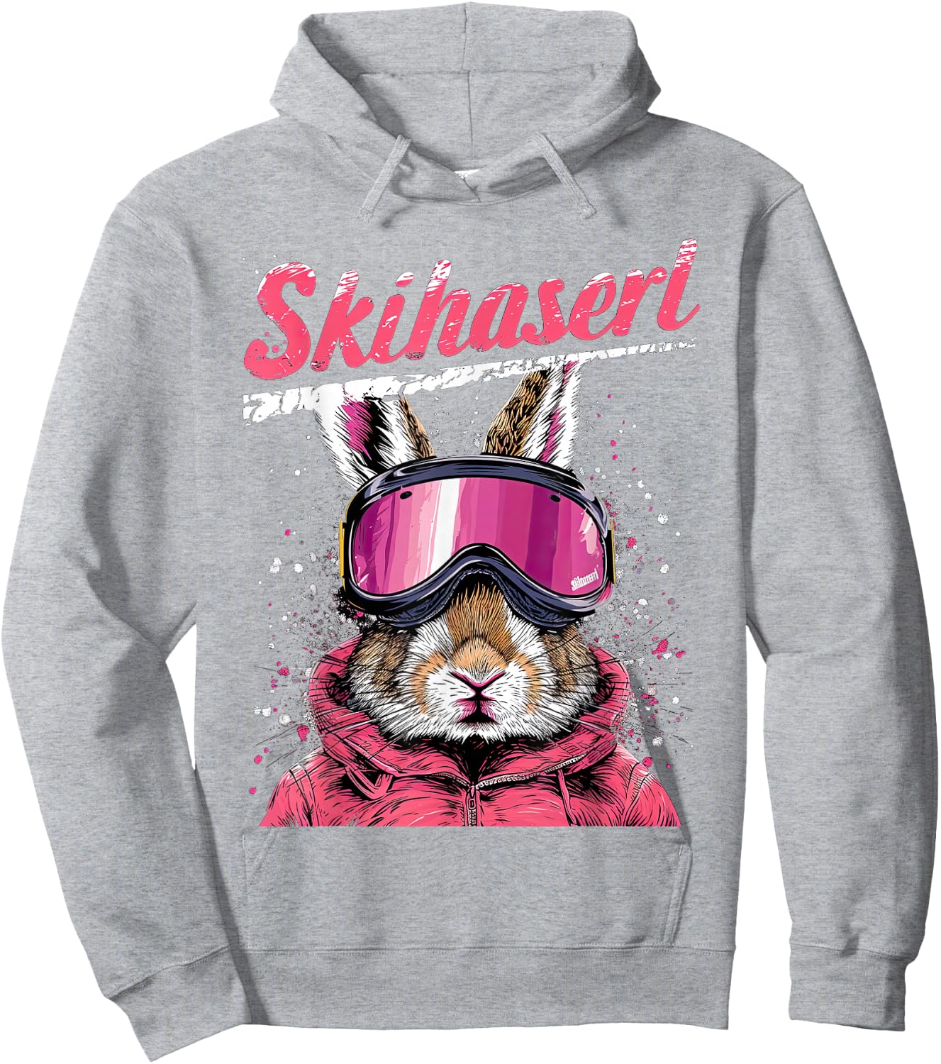 Skihaserl Apres Ski Haserl Skier Winter Women's , White Hoodie - Hoodie | Ash