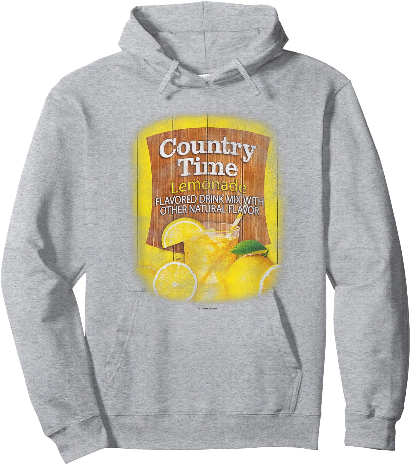 Country Time Lemonade Flavored Drink Natural Flavor Logo Hoodie - Hoodie | Ash