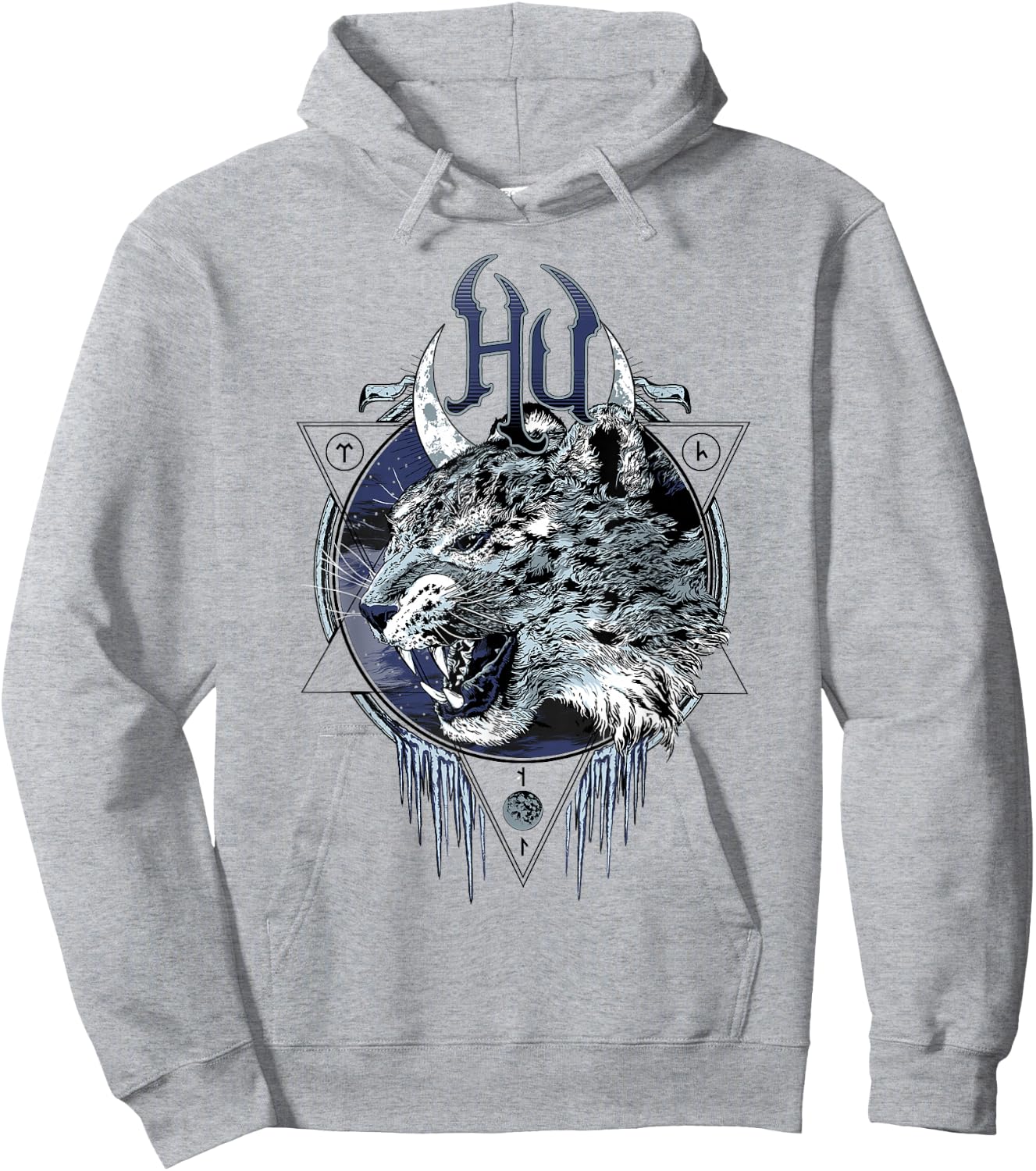 The Hu Snow Leopard Hoodie - Hoodie | Ash