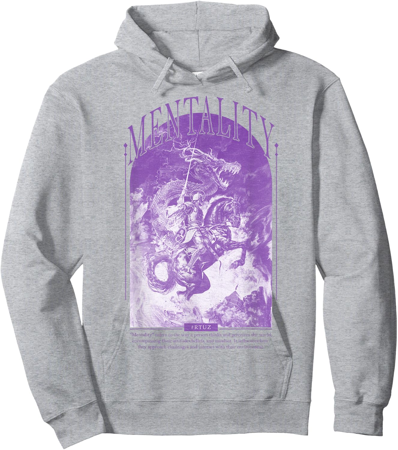 Vintage Retro Streetwear Graphic Y2K Women's Clothing Men's Hoodie - Hoodie | Ash