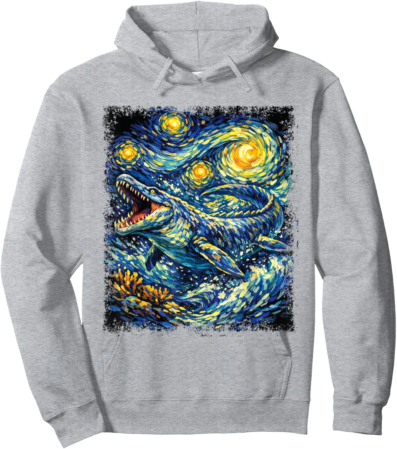 T-Shirt Hoodie - Hoodie | Ash