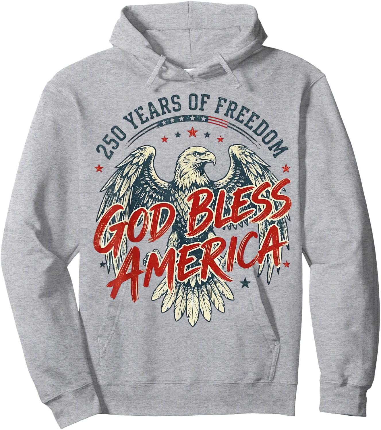 250 Years of Freedom American Anniversary USA 250th Birthday Hoodie - Hoodie | Ash
