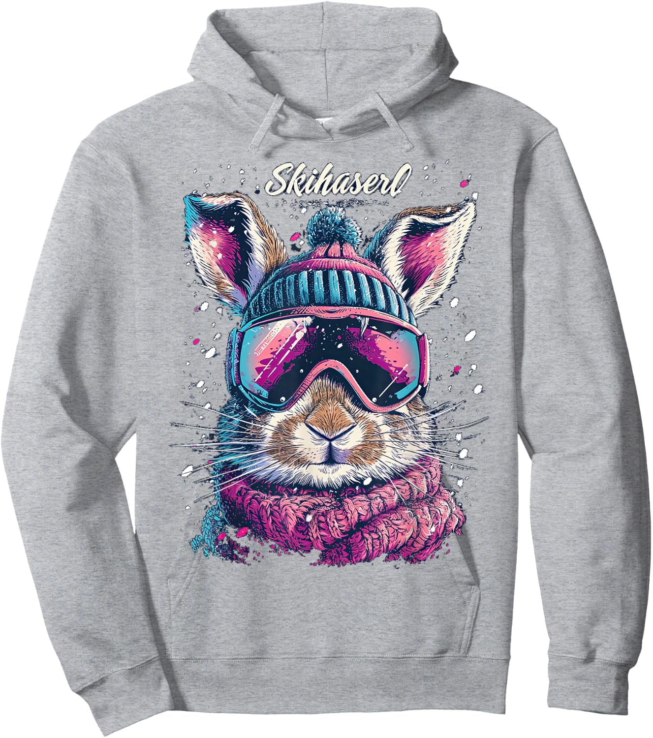 Skihaserl Apres Ski Haserl Skier Winter Women's , White Hoodie - Hoodie | Ash
