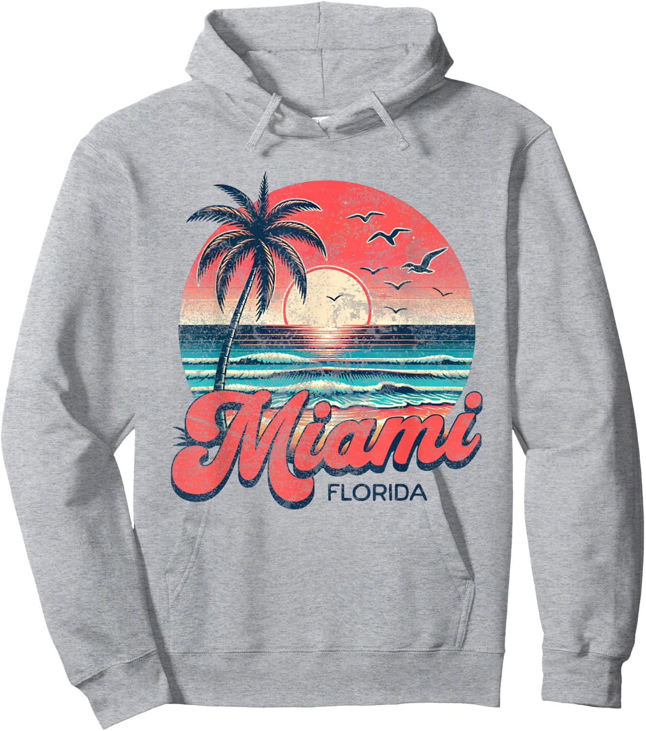 Miami , white, S Hoodie - Hoodie | Ash