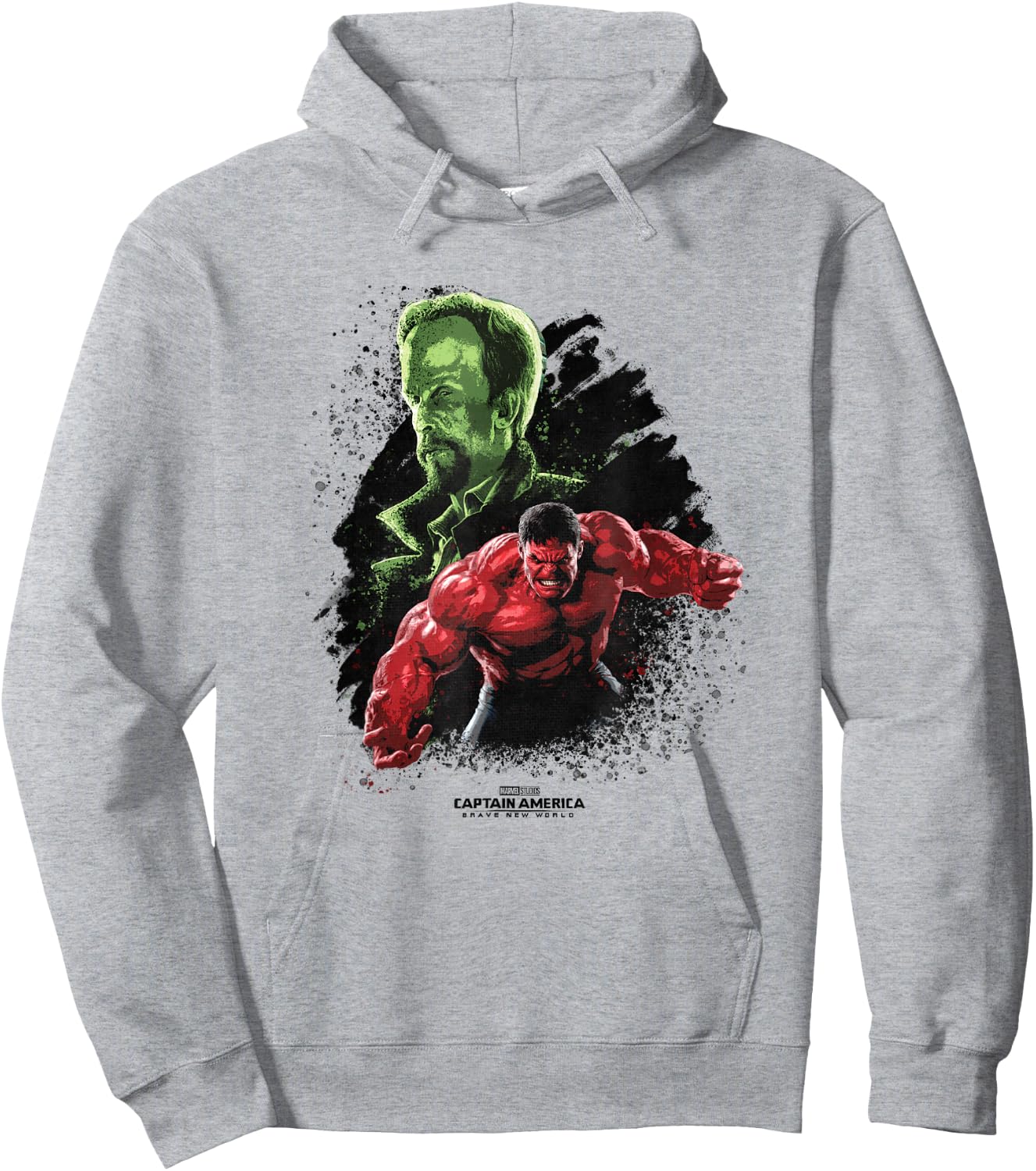 Marvel Captain America: Brave New World Red Hulk & Leader Hoodie - Hoodie | Ash