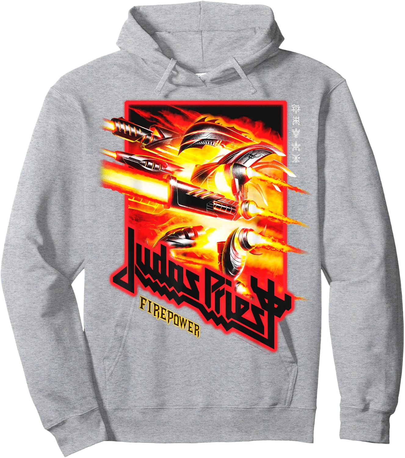 Judas Priest – Firepower Figure Red Hoodie - Hoodie | Ash
