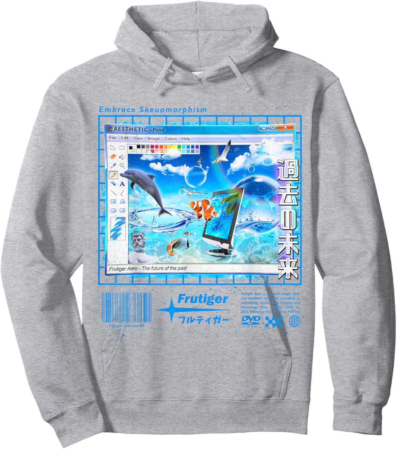 Frutiger Aero Streetwear Fashion Frutiger Aero Fashion Collection Hoodie - Hoodie | Ash