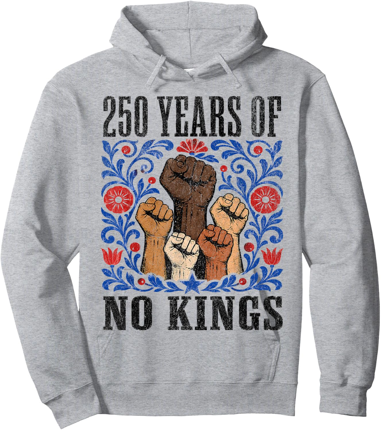 No Kings June 14 Hoodie - Hoodie | Ash