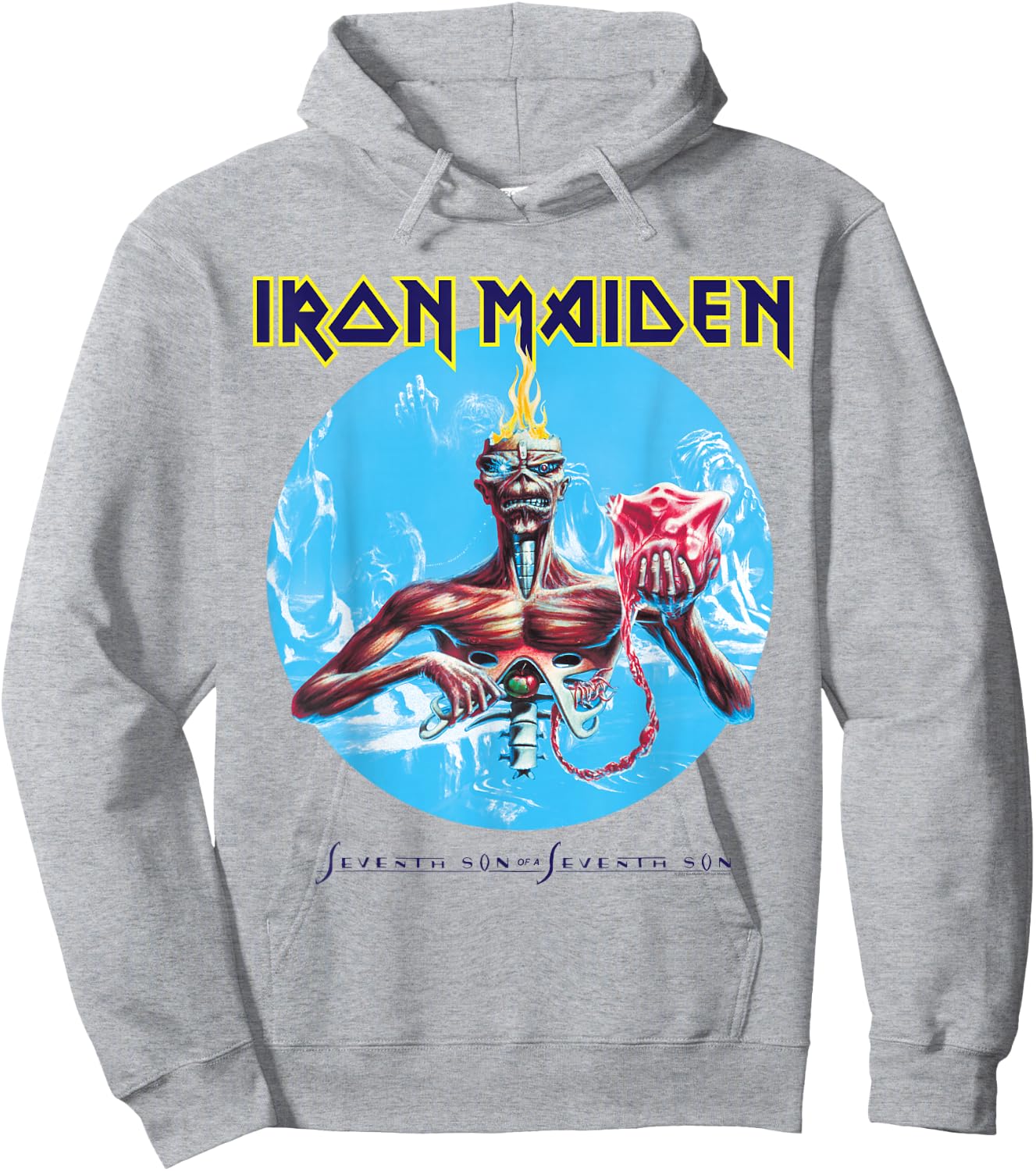 Iron Maiden - Legacy Collection 7th Son , White Hoodie - Hoodie | Ash