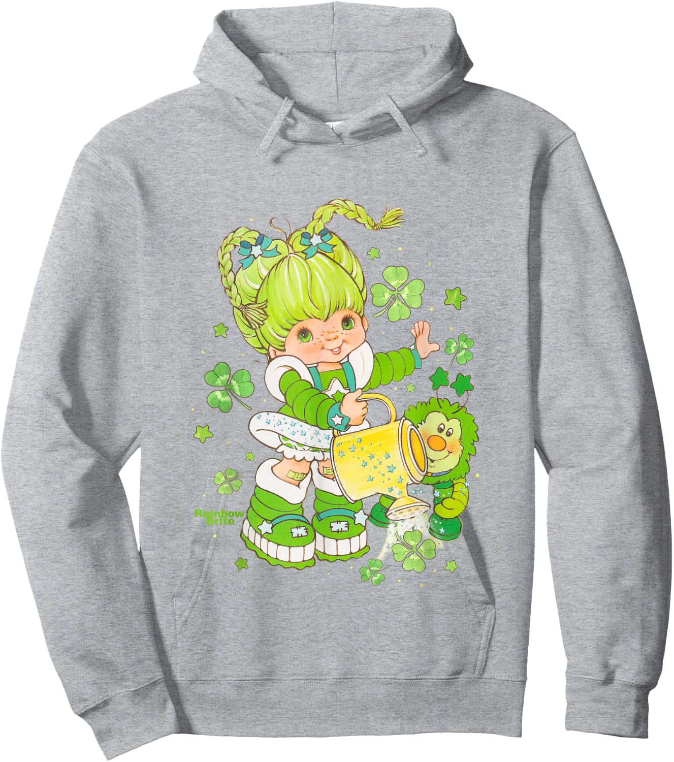 Rainbow Brite St. Patrick's Day Patty O'Green & Sprite Hoodie - Hoodie | Ash