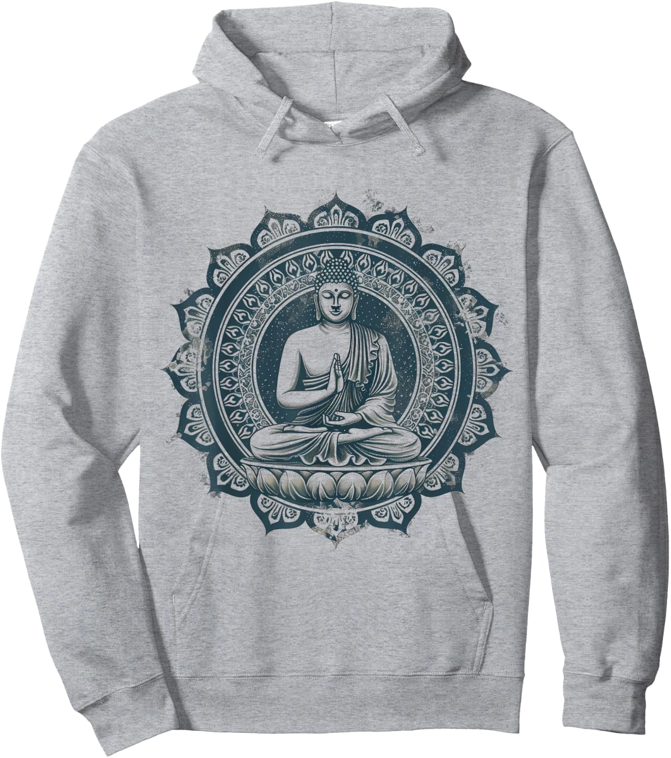 Meditation Zen Buddha Buddhist Zen Buddha Spiritual Hindu , black Hoodie - Hoodie | Ash