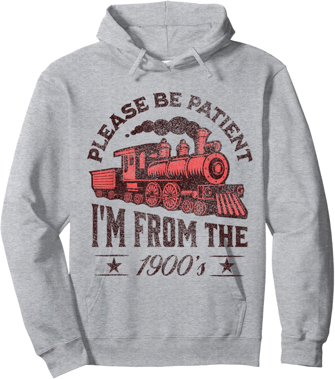 Funny Vintage Please Be Patient With Me I'm From the 1900's Hoodie - Hoodie | Ash
