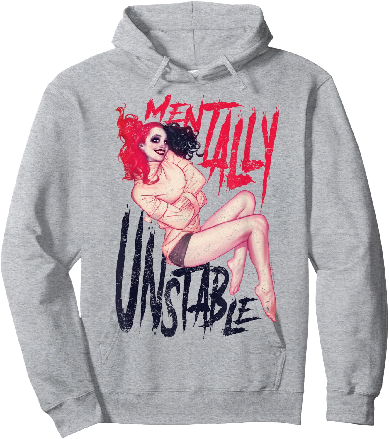 Batman Harley Quinn Mentally Unstable Hoodie - Hoodie | Ash